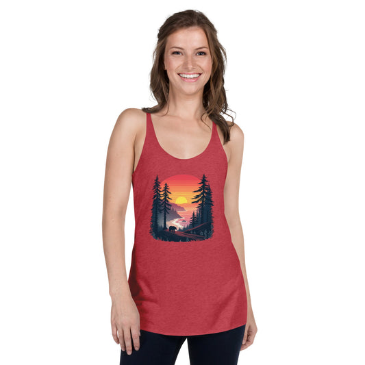 Mountain Bear Women's Racerback Tank - Women's Shirts - Discovery Co.