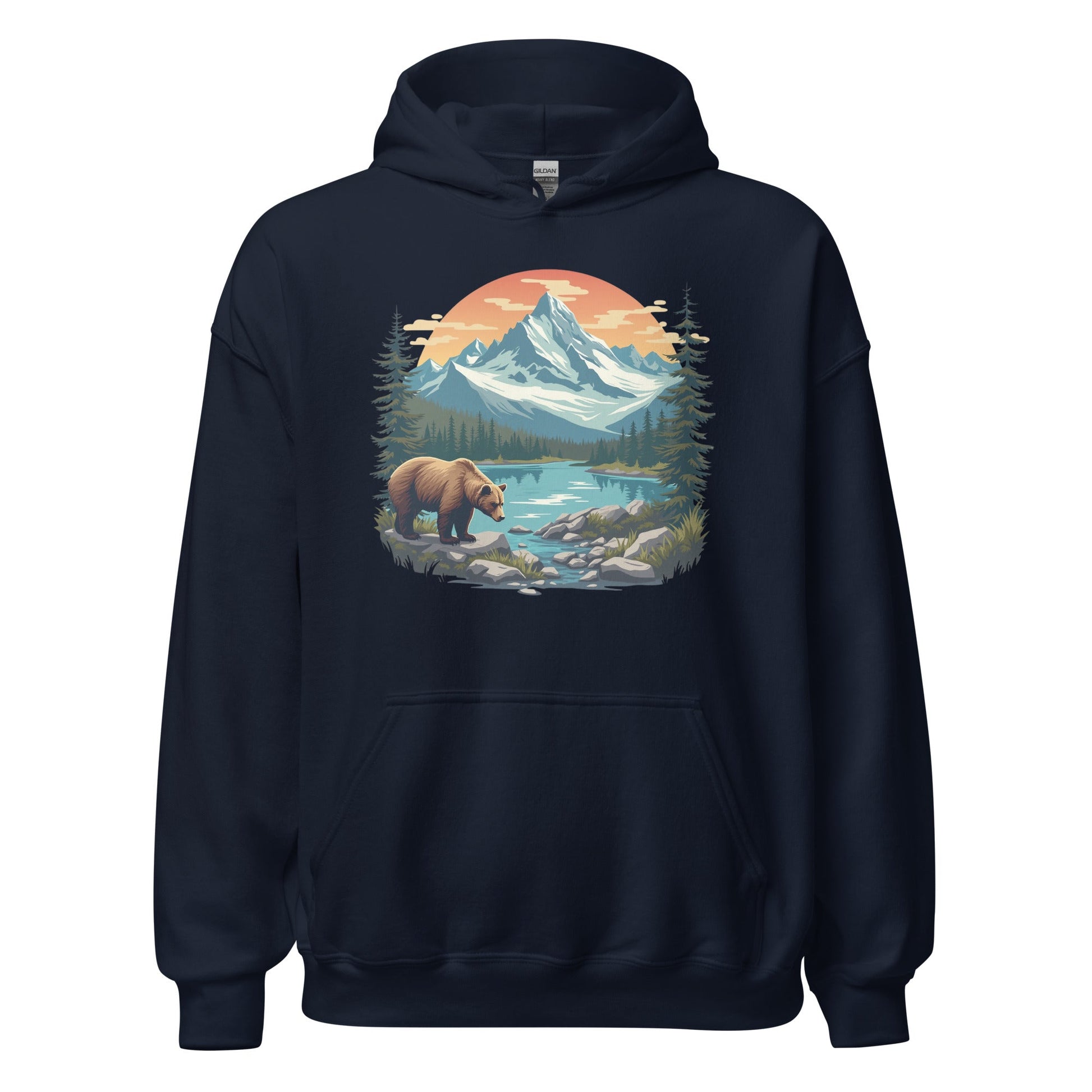 Mountain Bear Women's (Unisex) Hoodie - Hoodies - Discovery Co.