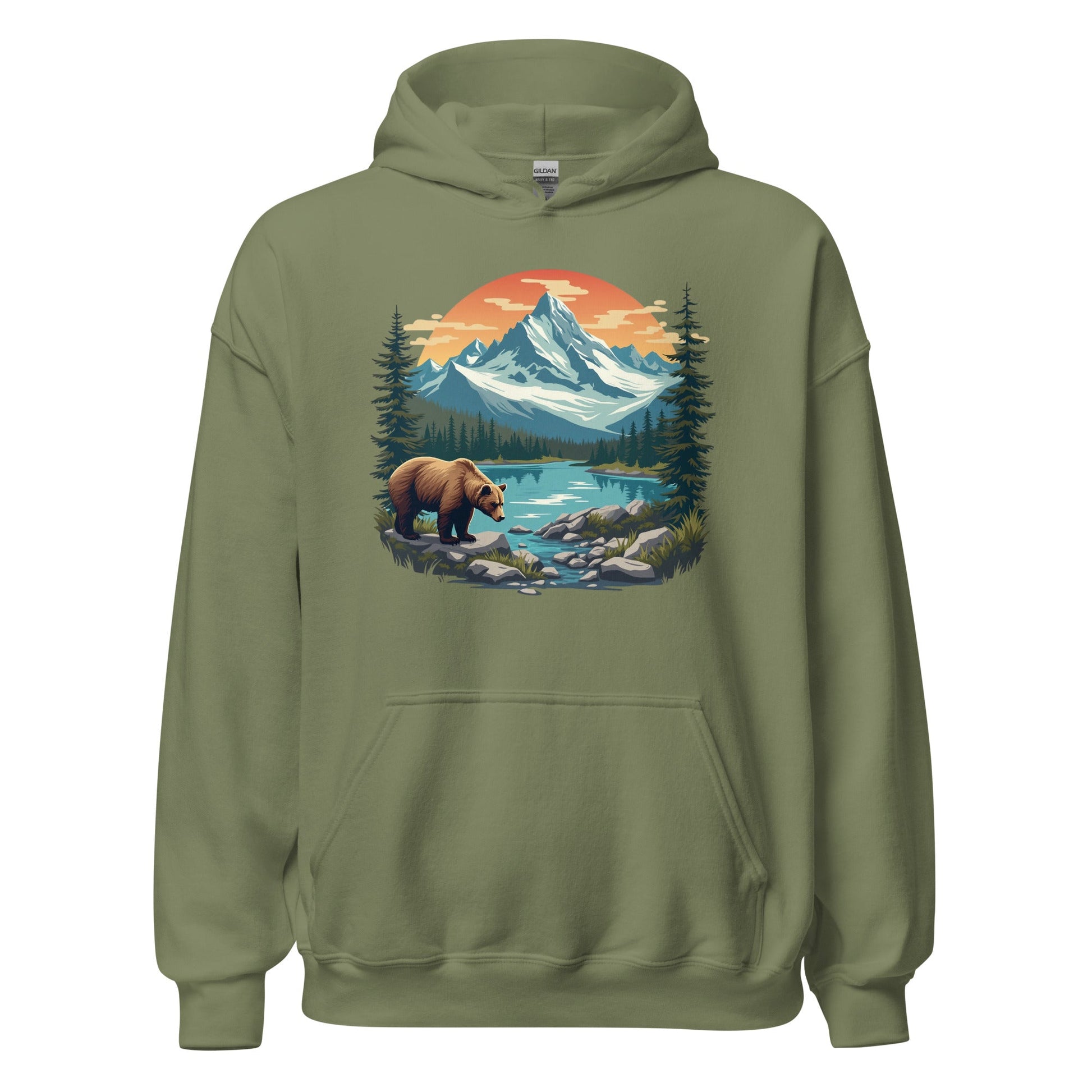 Mountain Bear Women's (Unisex) Hoodie - Hoodies - Discovery Co.