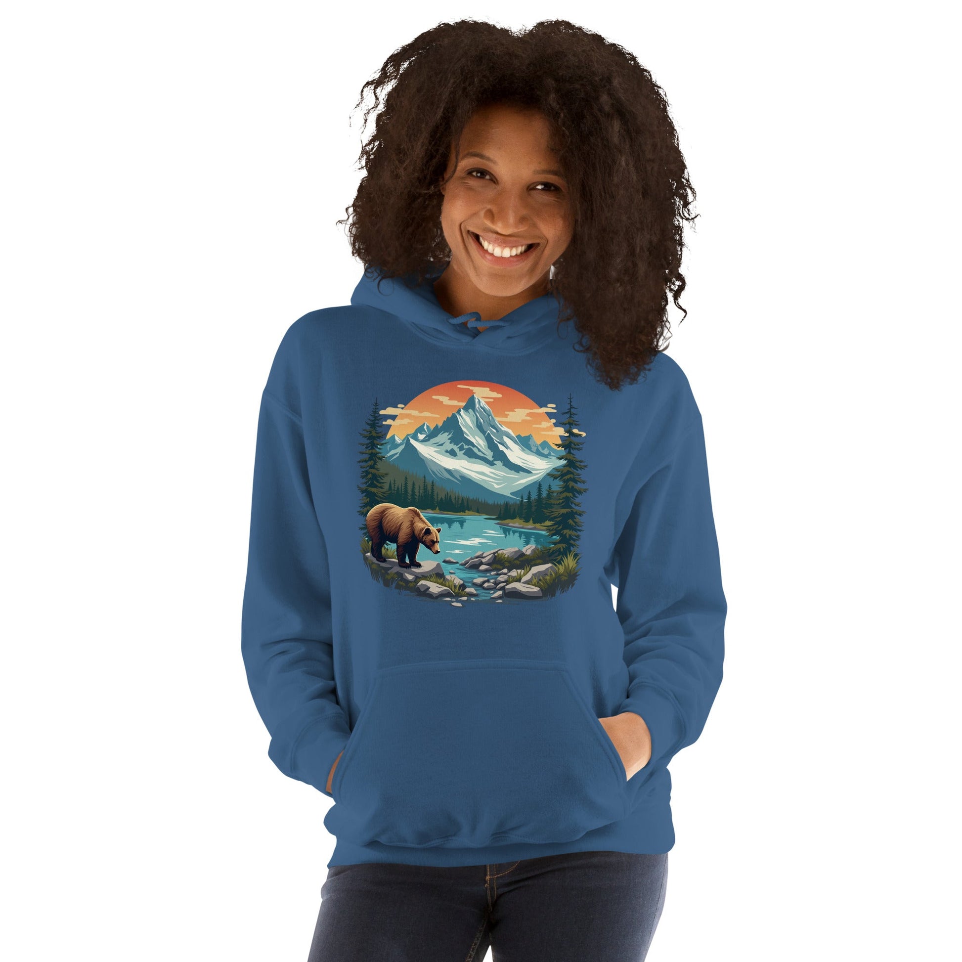 Mountain Bear Women's (Unisex) Hoodie - Hoodies - Discovery Co.