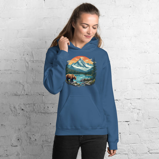 Mountain Bear Women's (Unisex) Hoodie - Hoodies - Discovery Co.