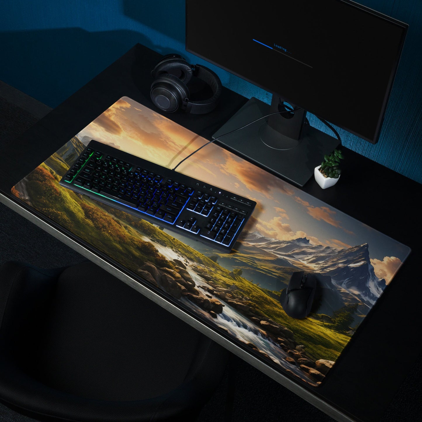 Mountain Scene Gaming Mouse Pad - Mouse Pads - Discovery Co.