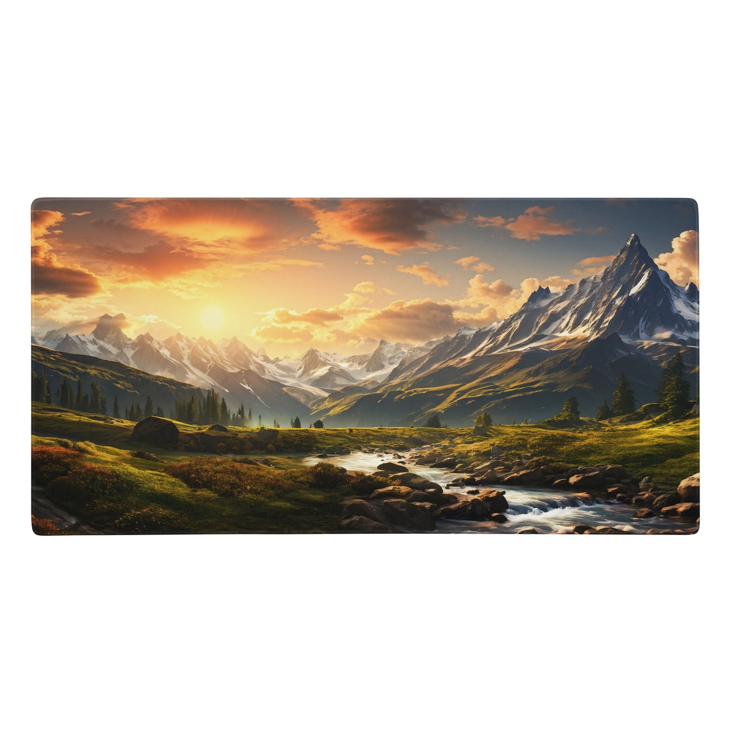 Mountain Scene Gaming Mouse Pad - Mouse Pads - Discovery Co.