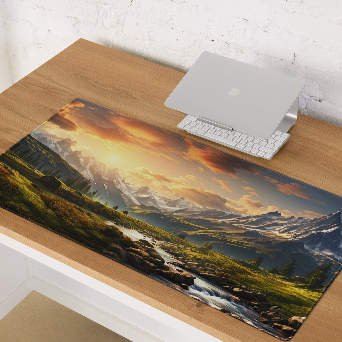 Mountain Scene Gaming Mouse Pad - Mouse Pads - Discovery Co.