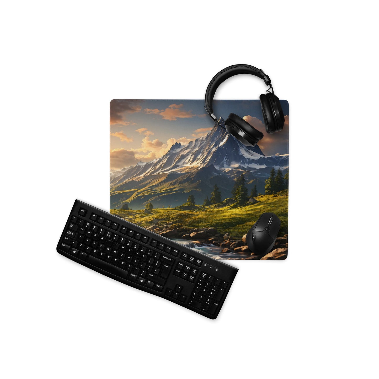 Mountain Scene Gaming Mouse Pad - Mouse Pads - Discovery Co.