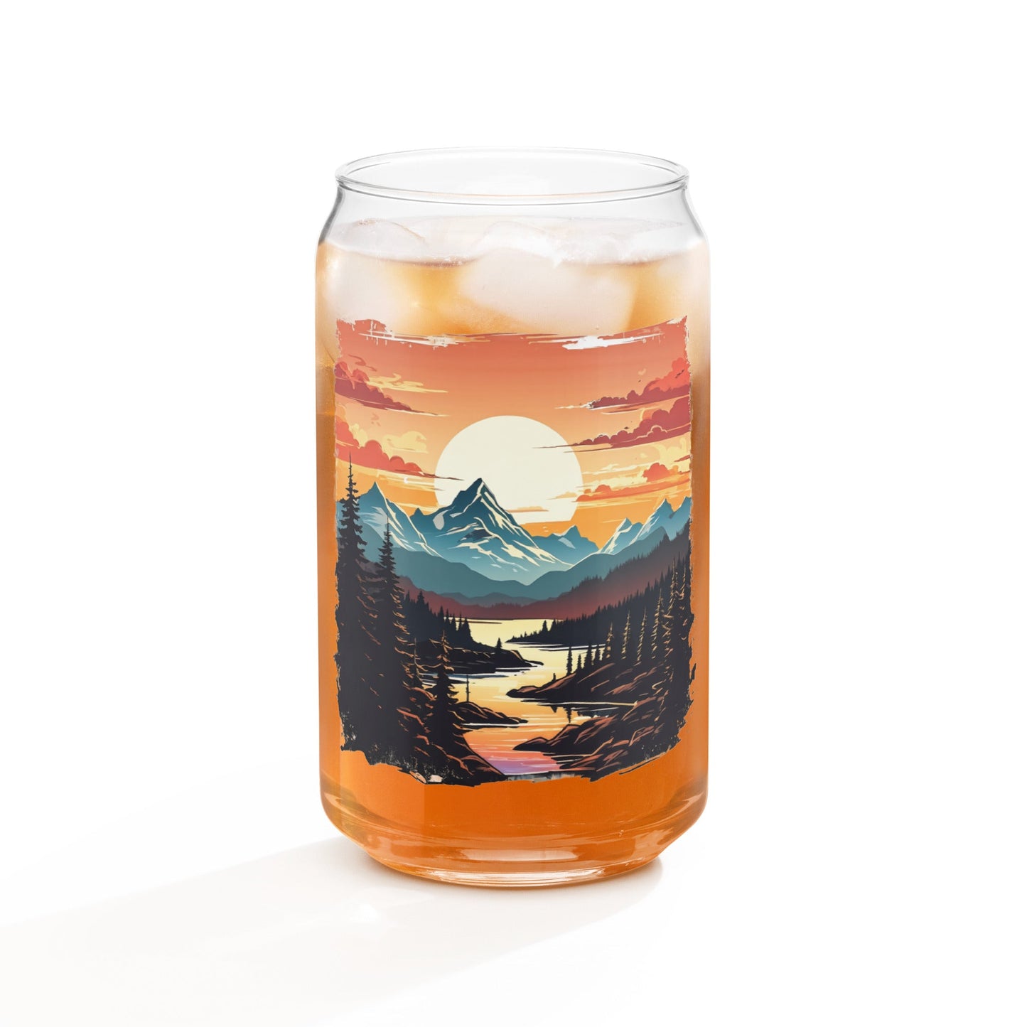 Mountain Stream Can - Shaped Glass - Can - Shaped Glass - Discovery Co.