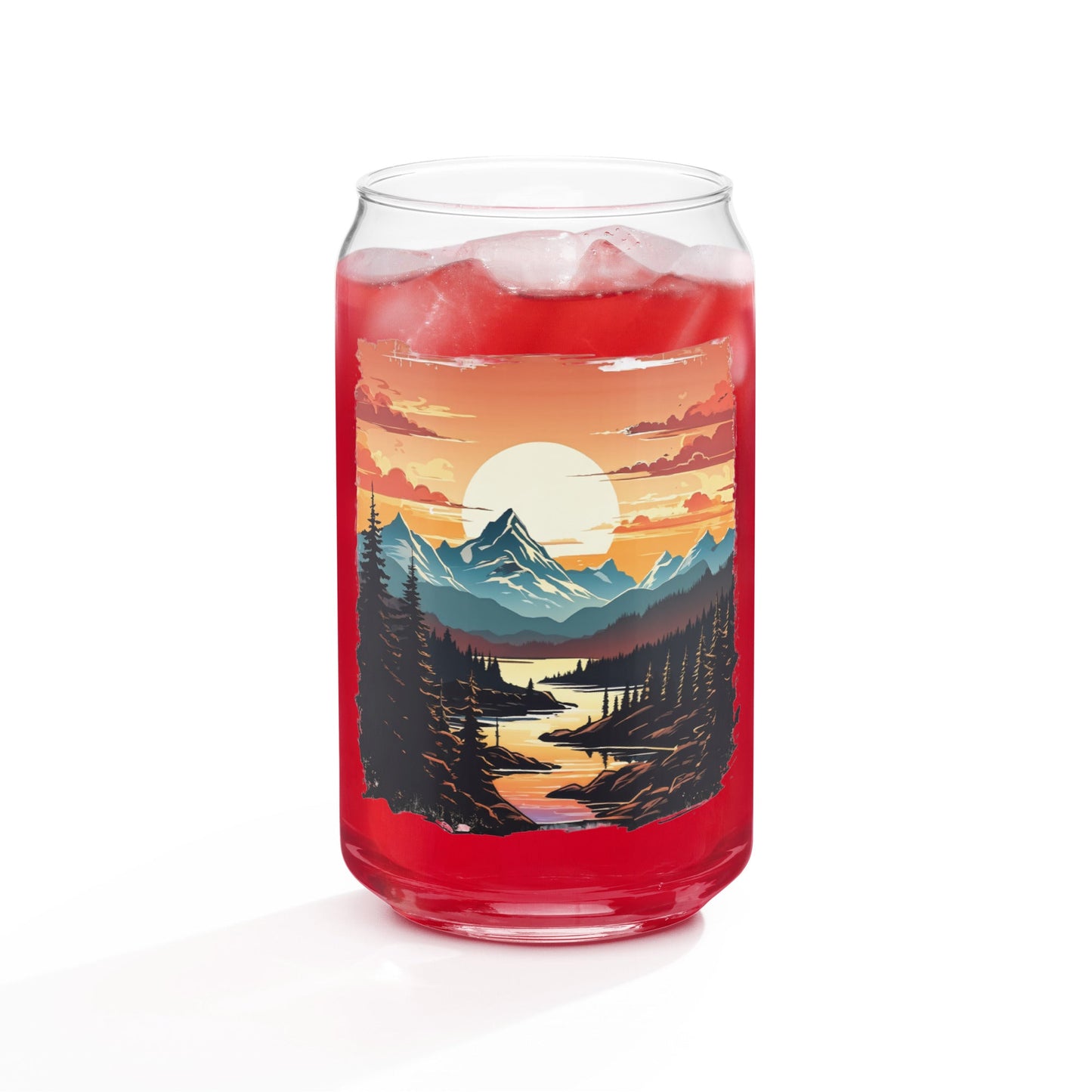 Mountain Stream Can - Shaped Glass - Can - Shaped Glass - Discovery Co.