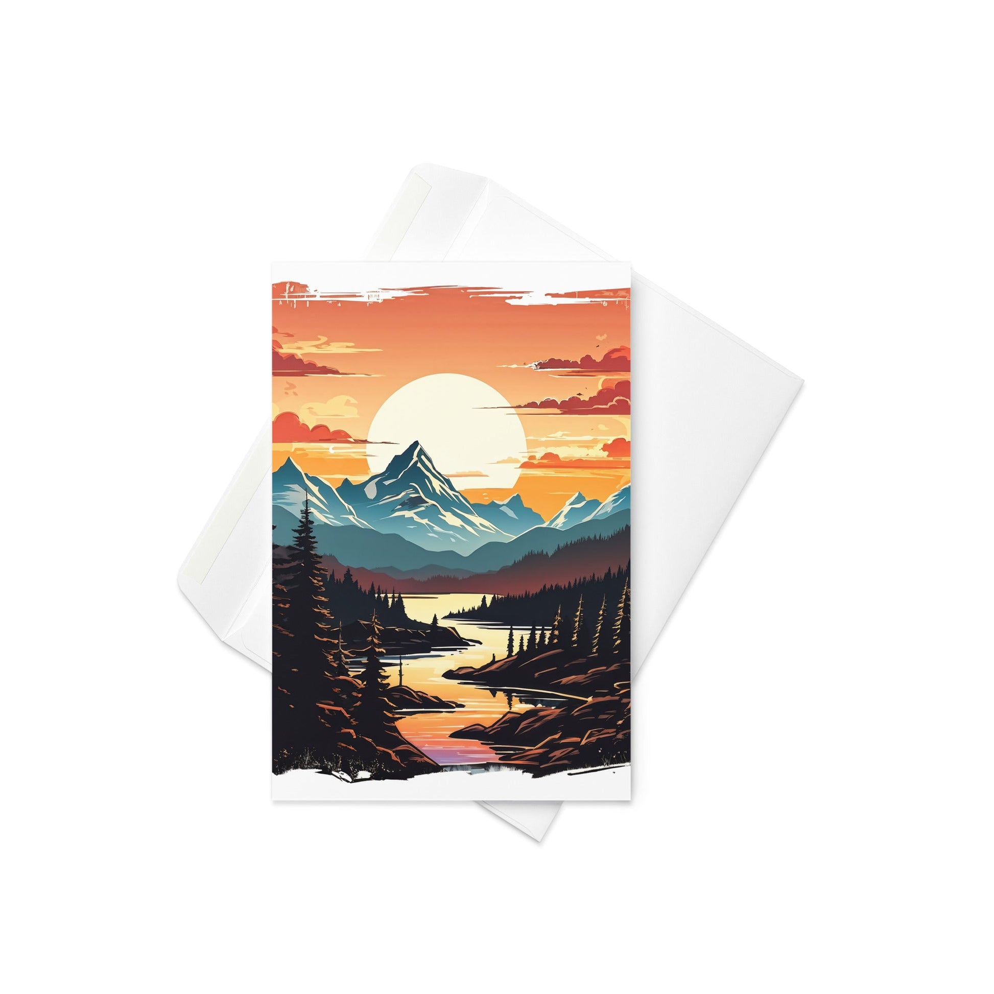 Mountain Stream Greeting Card - Greeting Card - Discovery Co.