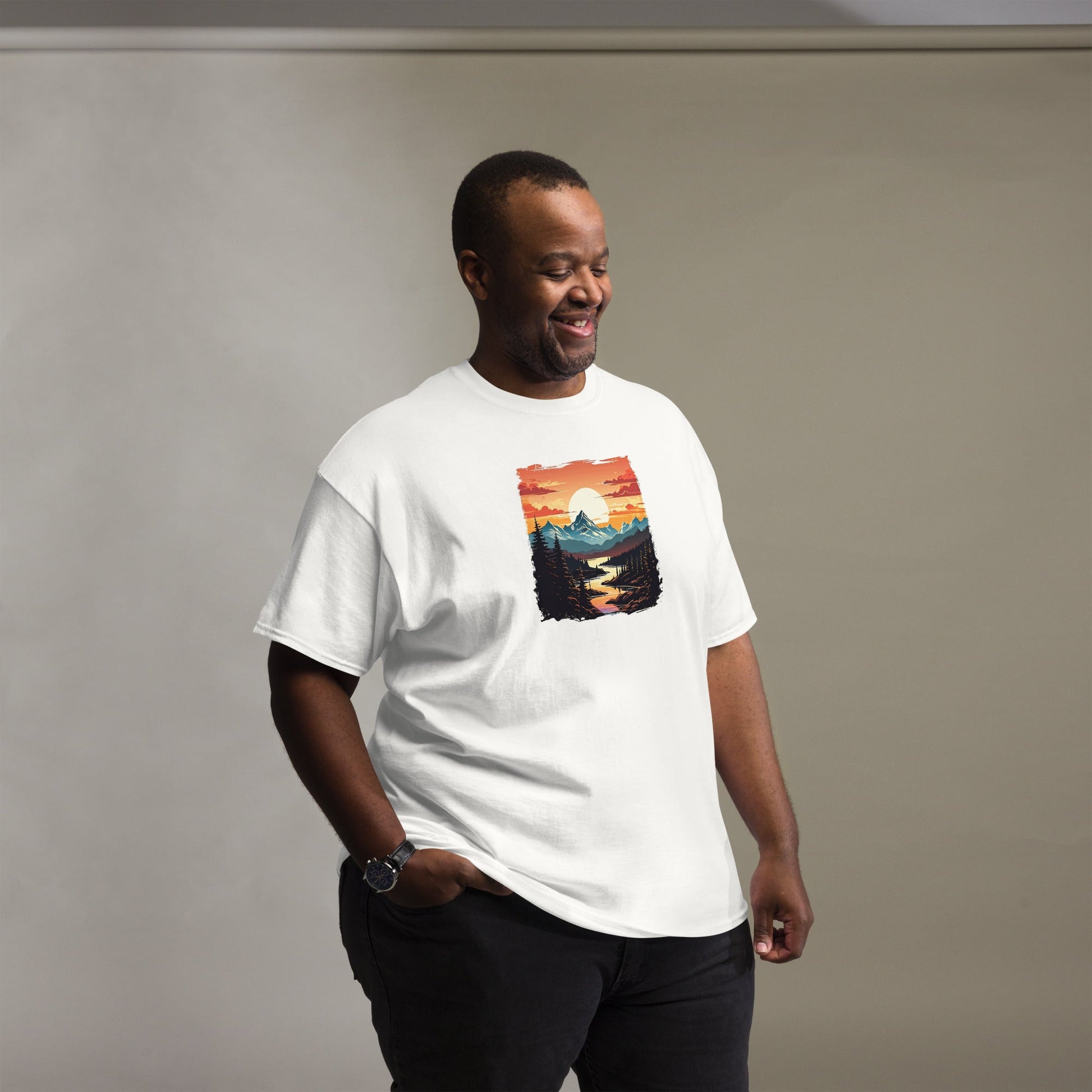 Mountain Stream Men's (Unisex) Classic Tee - Men's Shirts - Discovery Co.