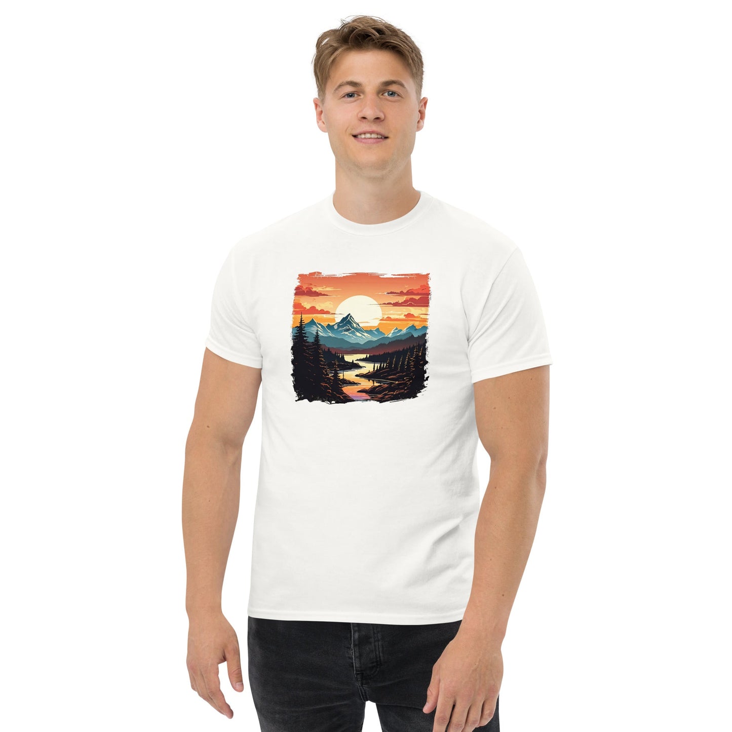Mountain Stream Men's (Unisex) Classic Tee - Men's Shirts - Discovery Co.