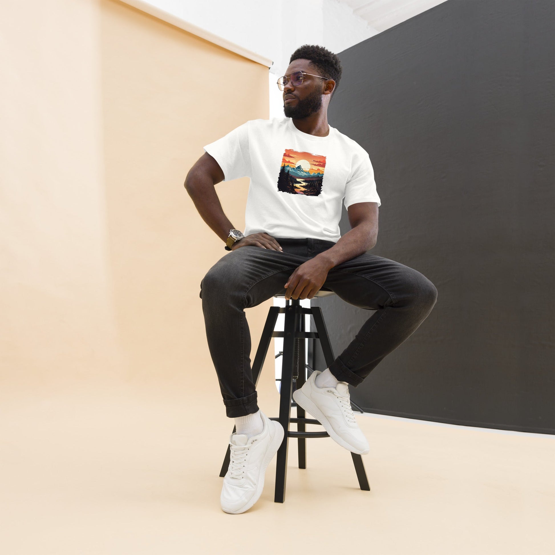 Mountain Stream Men's (Unisex) Classic Tee - Men's Shirts - Discovery Co.
