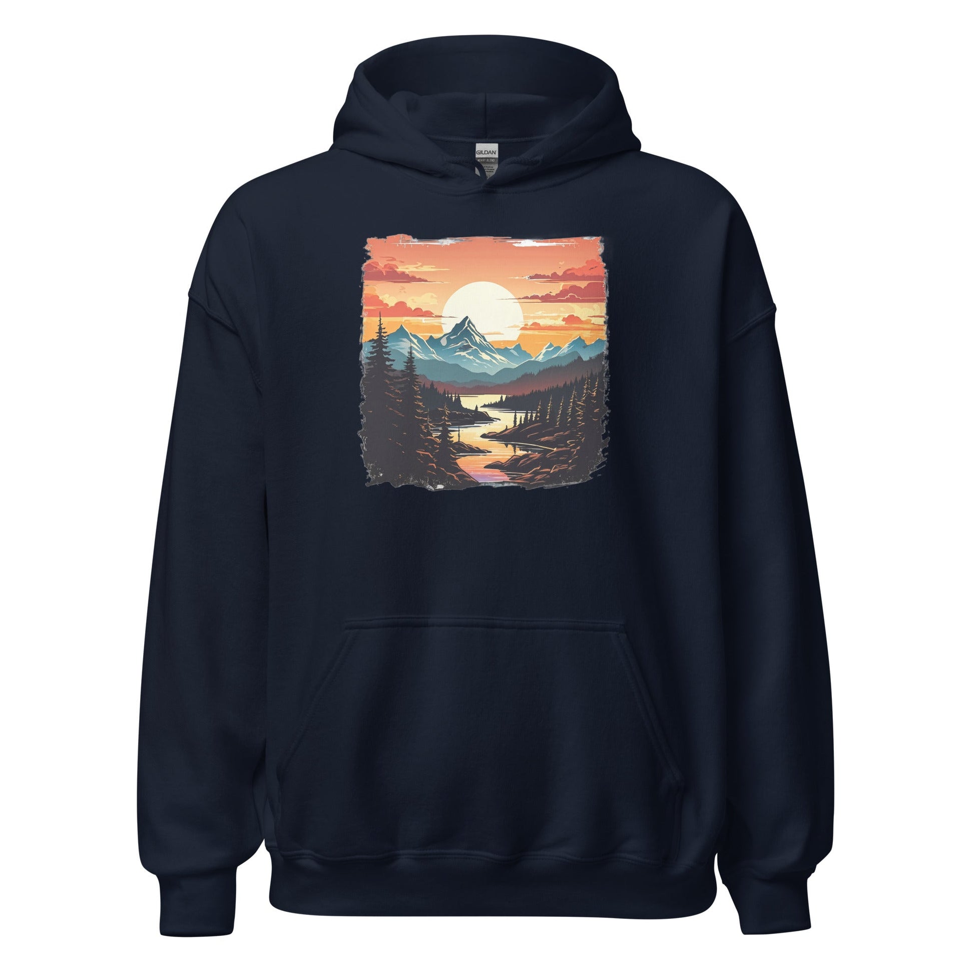 Mountain Stream Men's (Unisex) Hoodie - Men's Shirts - Discovery Co.