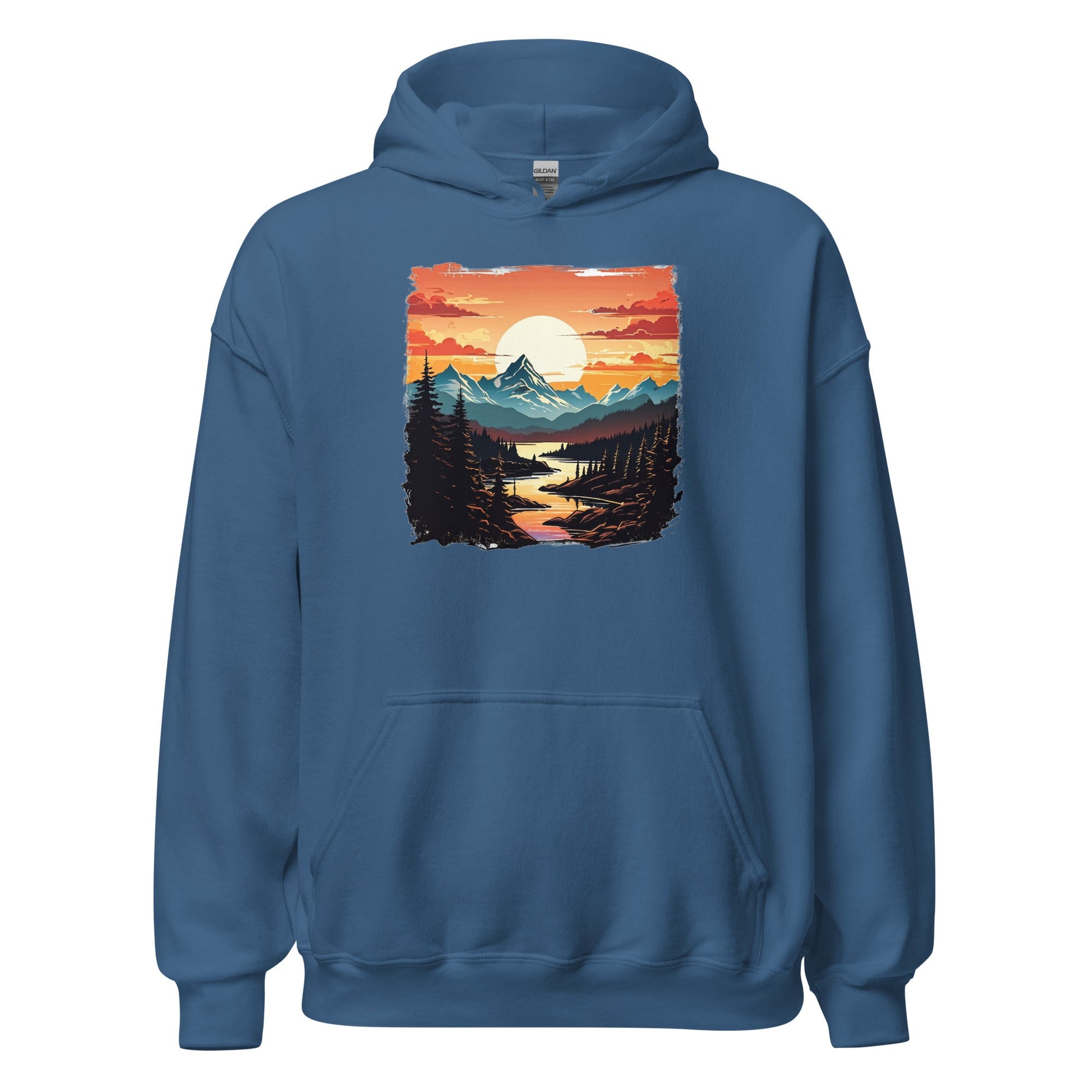 Mountain Stream Men's (Unisex) Hoodie - Men's Shirts - Discovery Co.