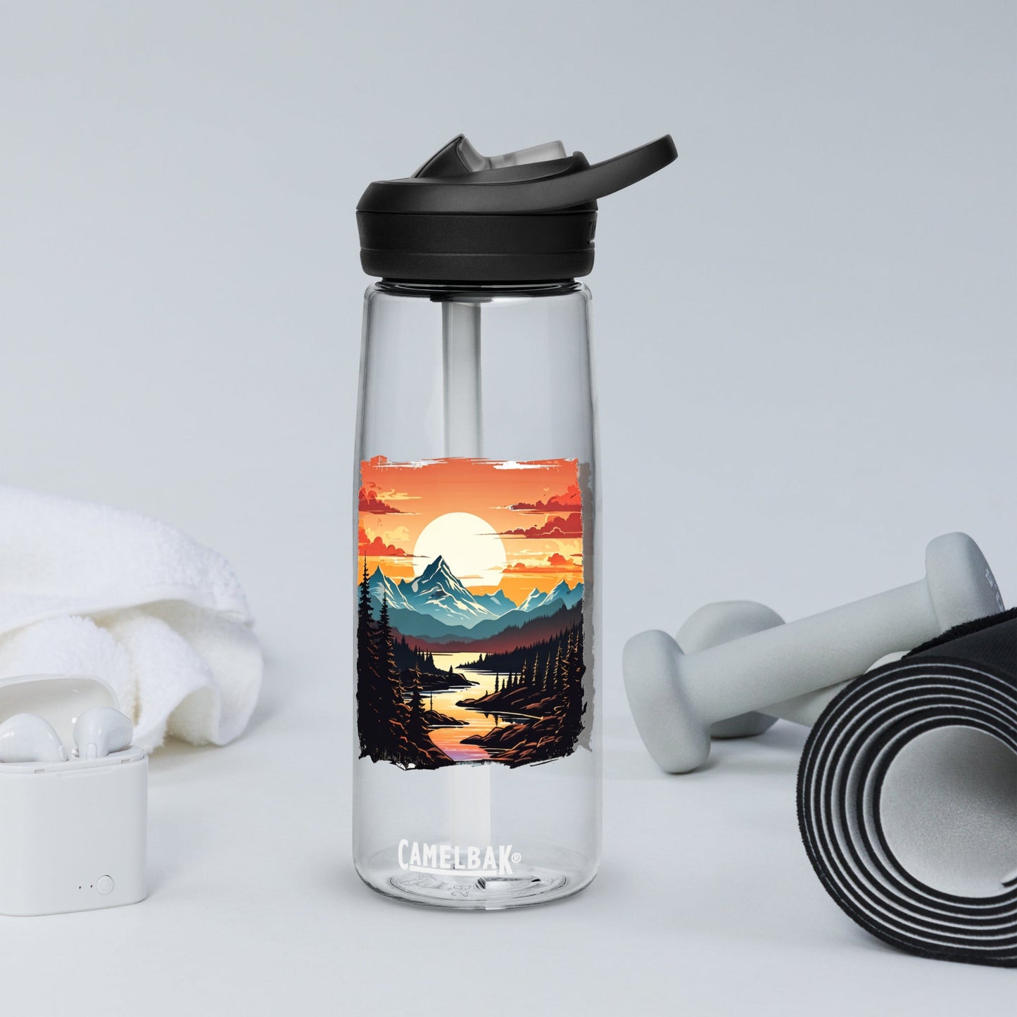 Mountain Stream Sports Water Bottle - Sports Water Bottle - Discovery Co.