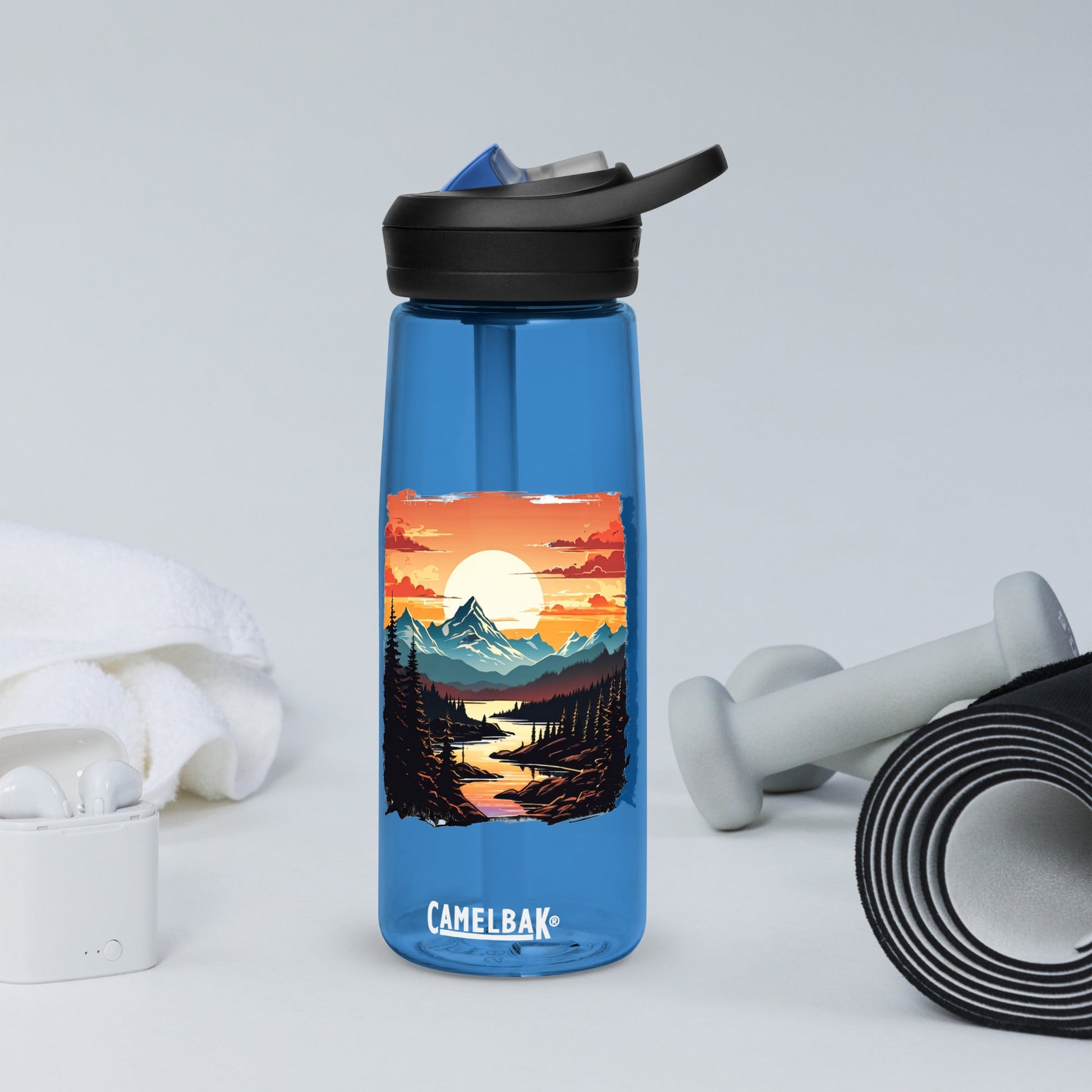 Mountain Stream Sports Water Bottle - Sports Water Bottle - Discovery Co.