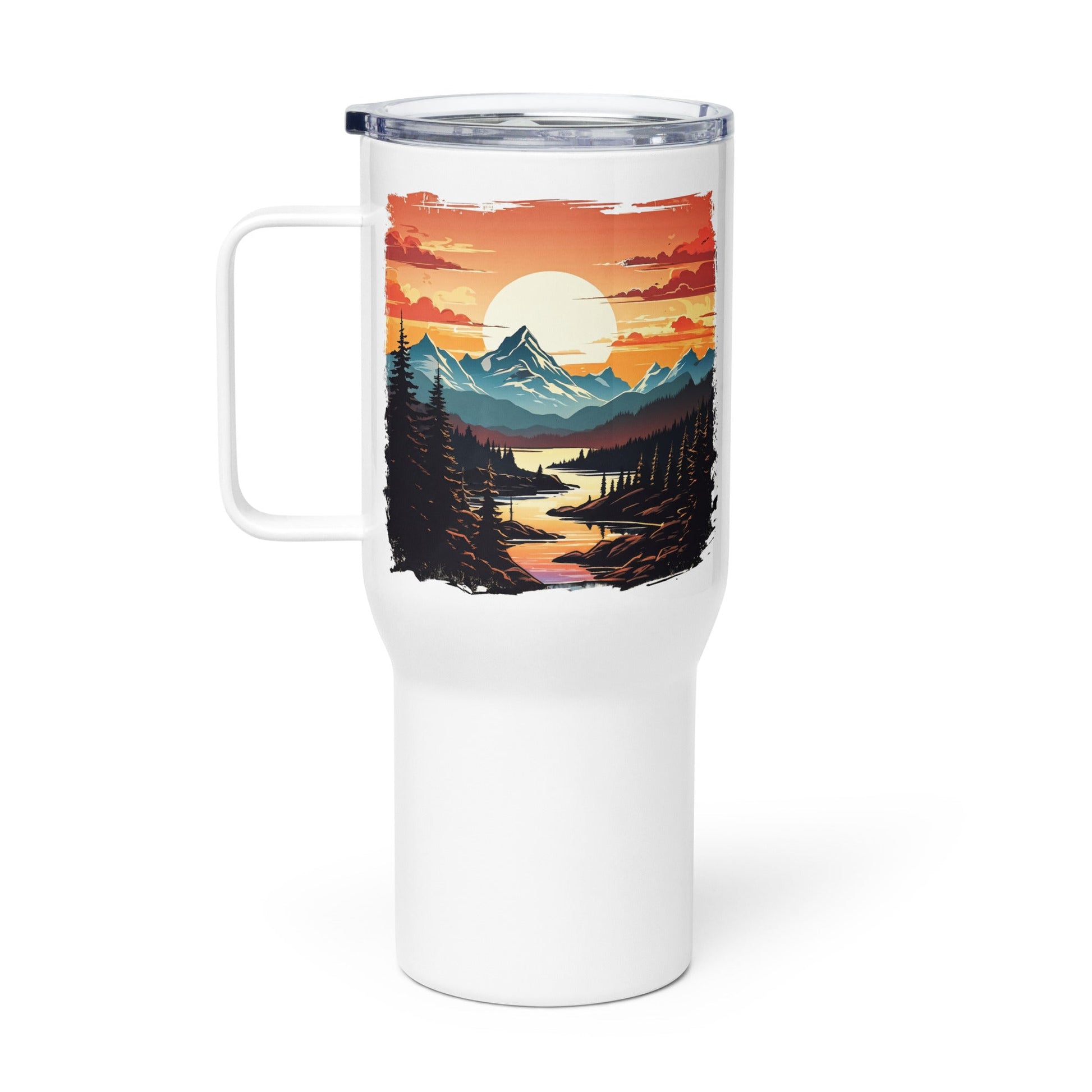 Mountain Stream Stainless Steel Travel Mug (25 oz) - Travel Mug - Discovery Co.