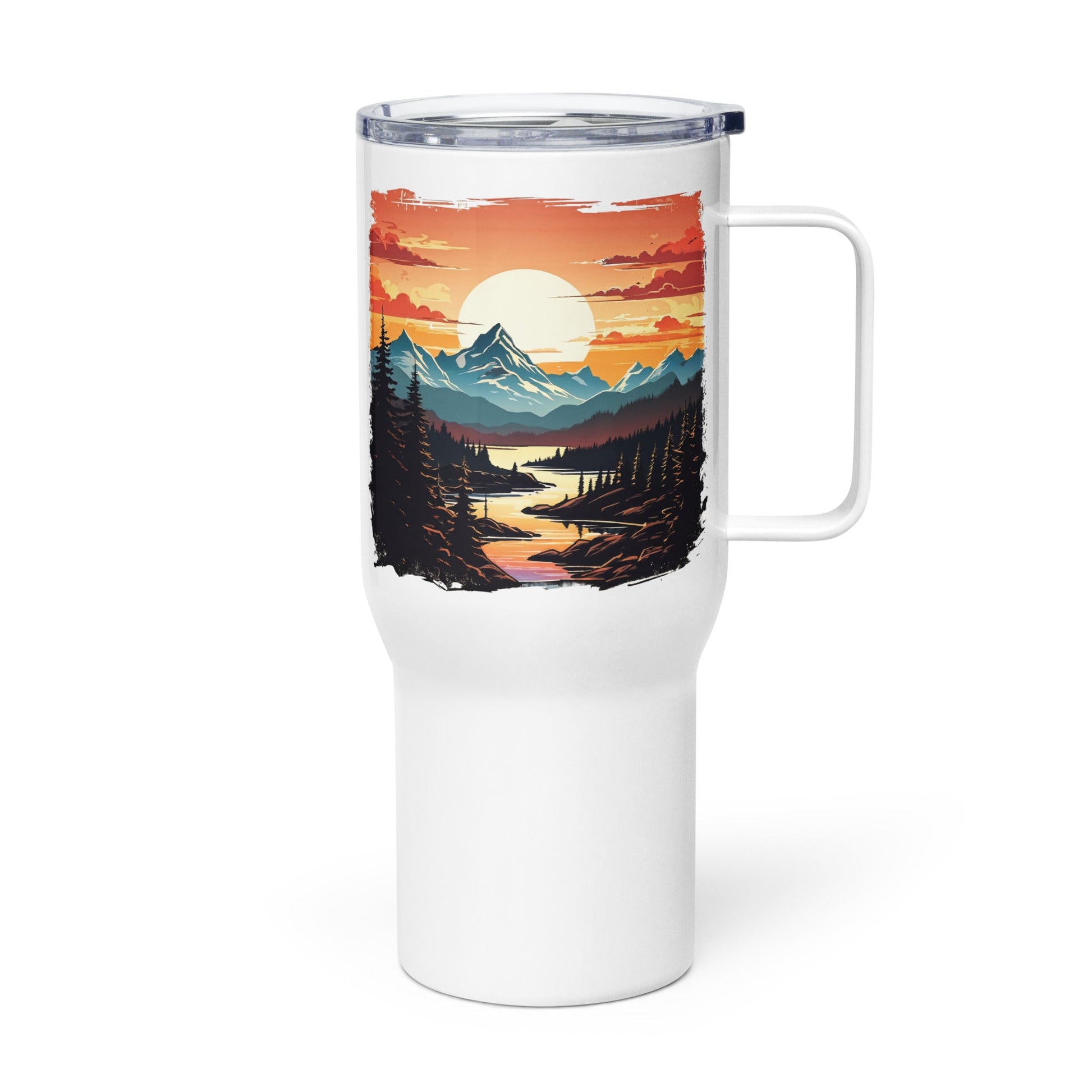 Mountain Stream Stainless Steel Travel Mug (25 oz) - Travel Mug - Discovery Co.