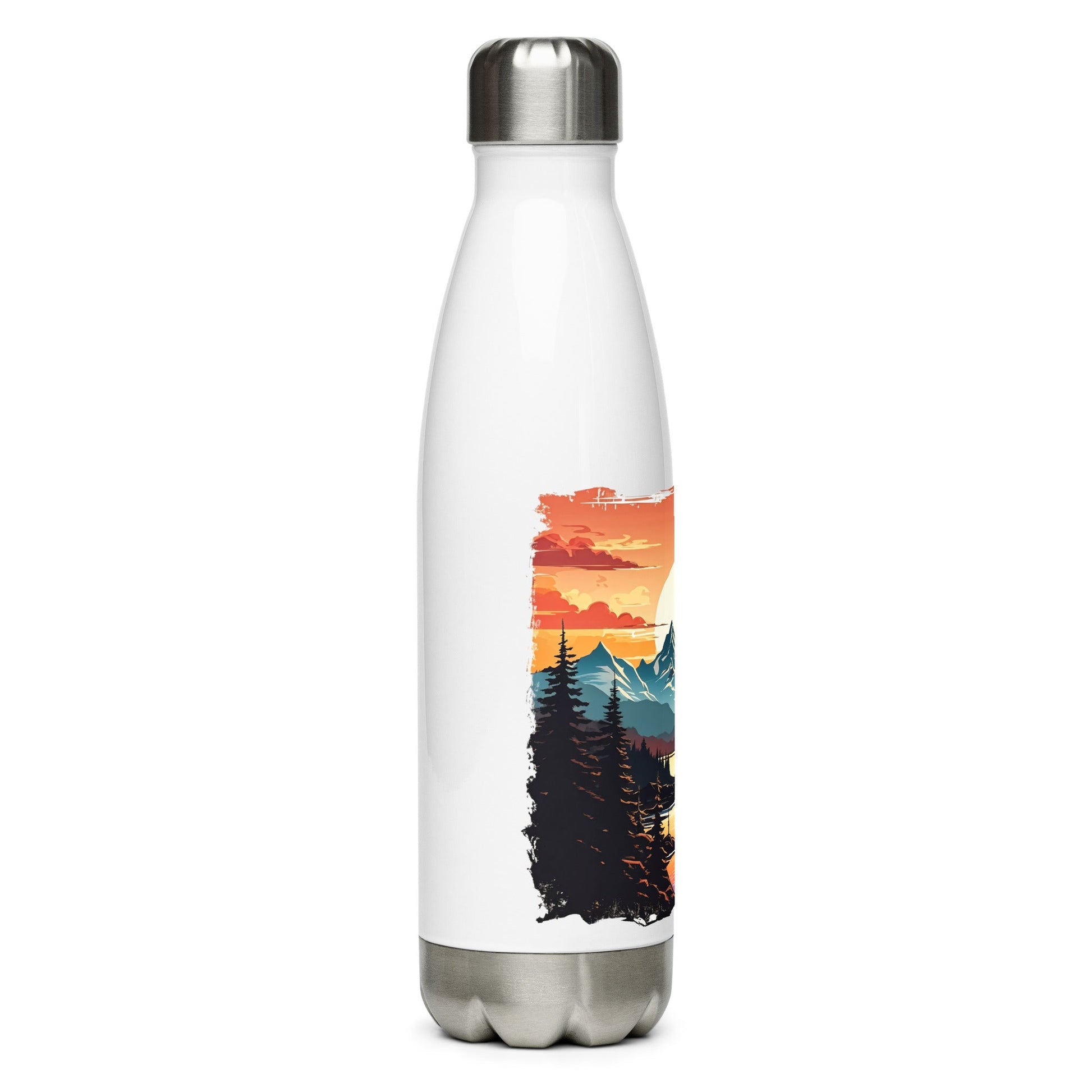 Mountain Stream Stainless Steel Water Bottle - Stainless Steel Water Bottle - Discovery Co.