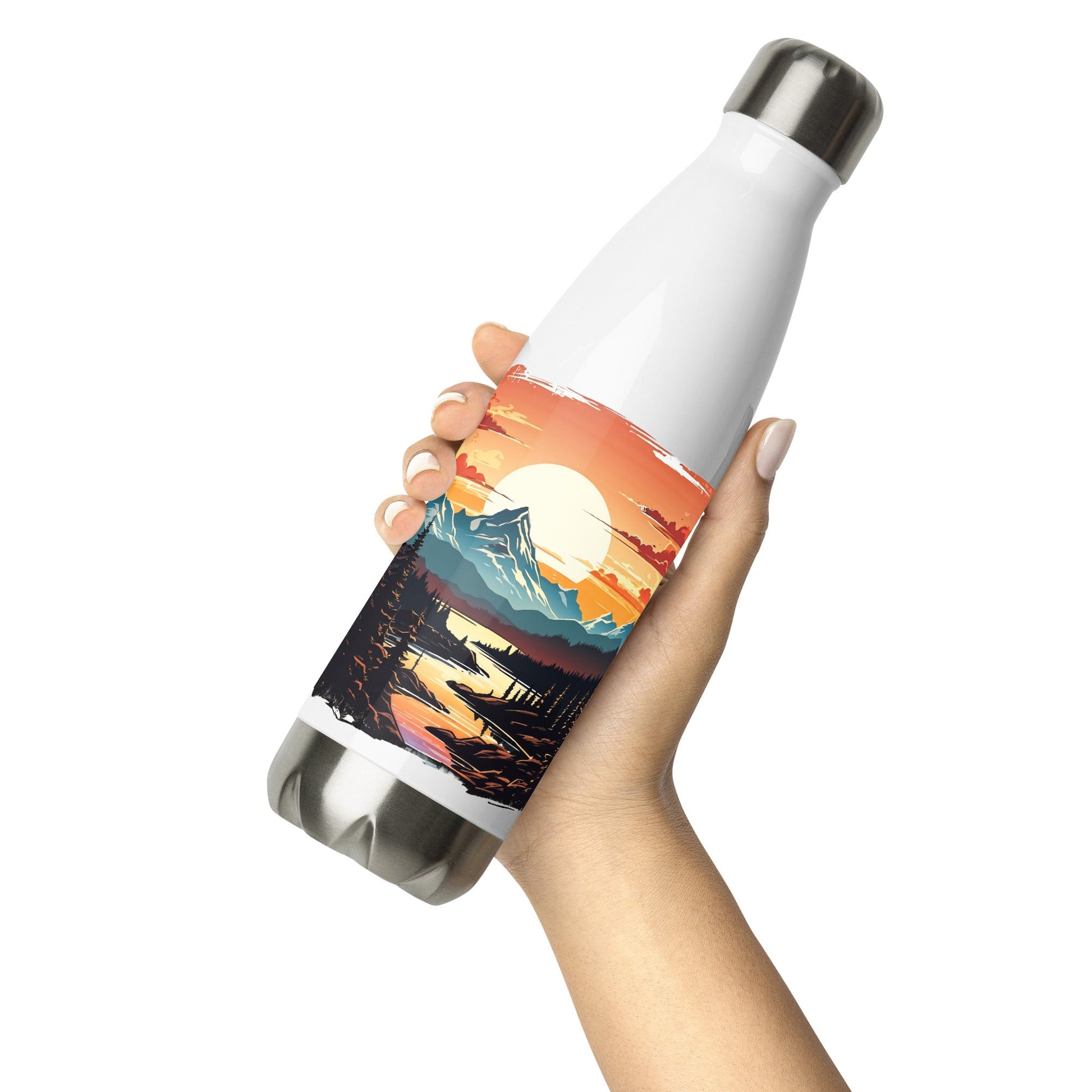 Mountain Stream Stainless Steel Water Bottle - Stainless Steel Water Bottle - Discovery Co.