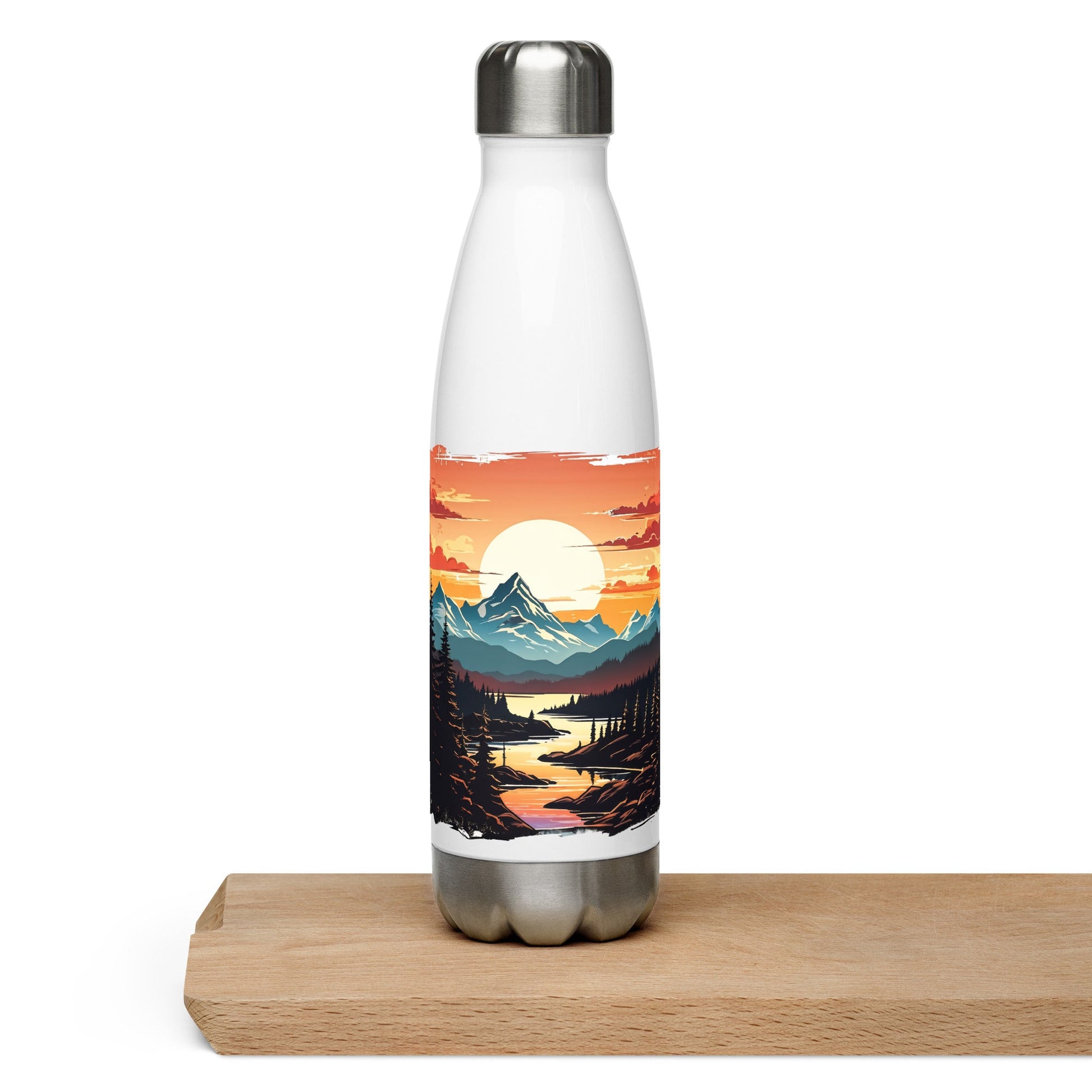 Mountain Stream Stainless Steel Water Bottle - Stainless Steel Water Bottle - Discovery Co.