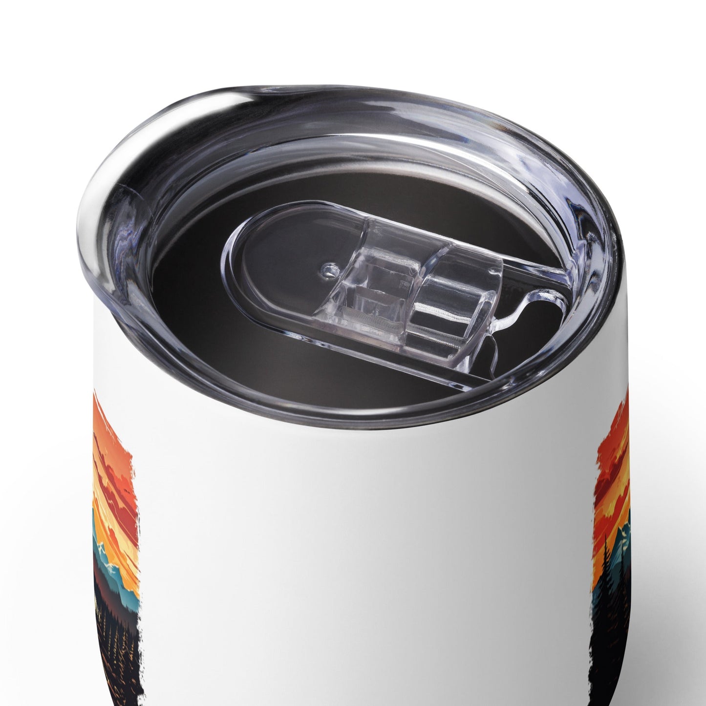 Mountain Stream Stainless Steel Wine Tumbler - Tumblers - Discovery Co.