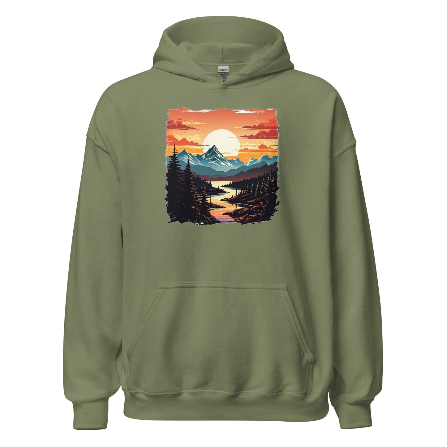 Mountain Stream Women's (Unisex) Hoodie - Hoodies - Discovery Co.