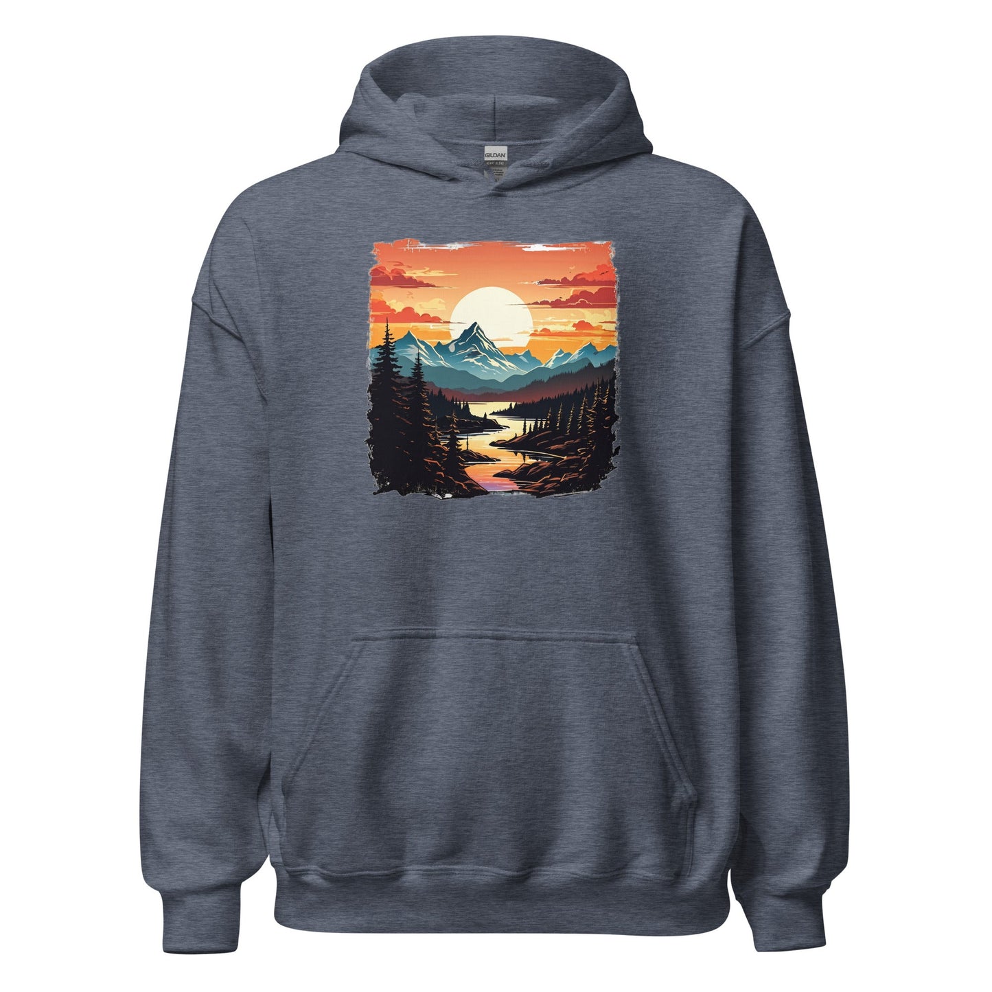 Mountain Stream Women's (Unisex) Hoodie - Hoodies - Discovery Co.