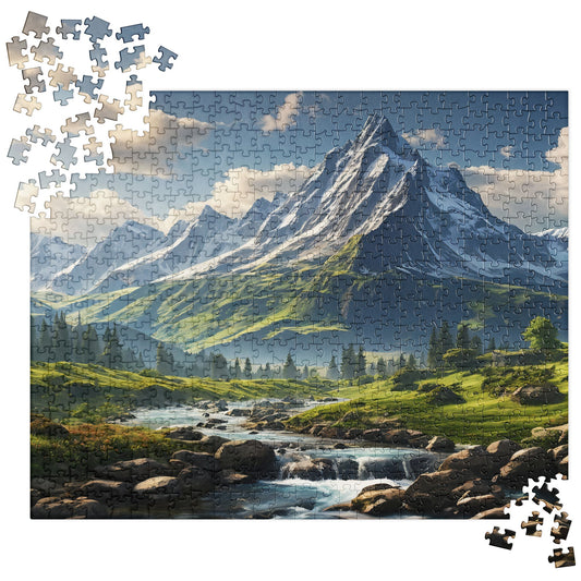 Mountain View Jigsaw Puzzle - Puzzle - Discovery Co.