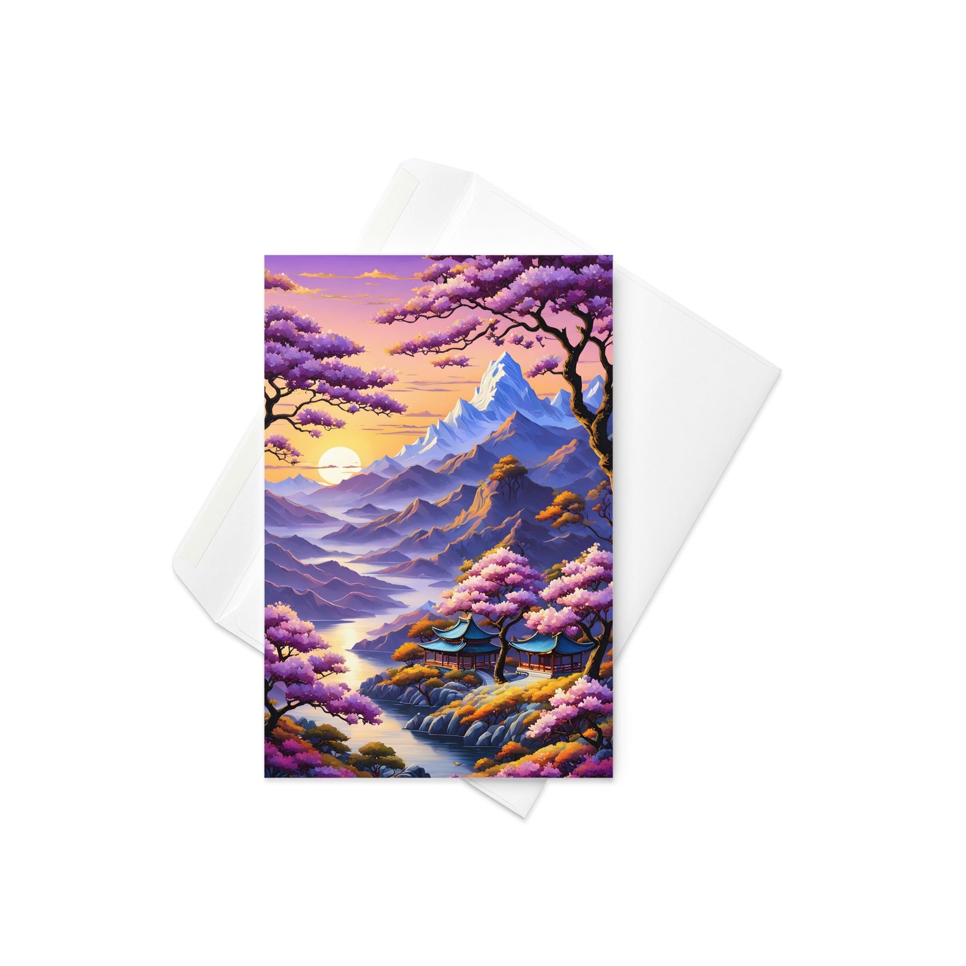 Mountain Village Greeting Card - Greeting Card - Discovery Co.