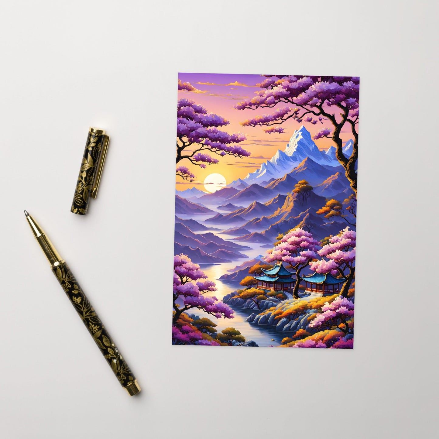 Mountain Village Greeting Card - Greeting Card - Discovery Co.