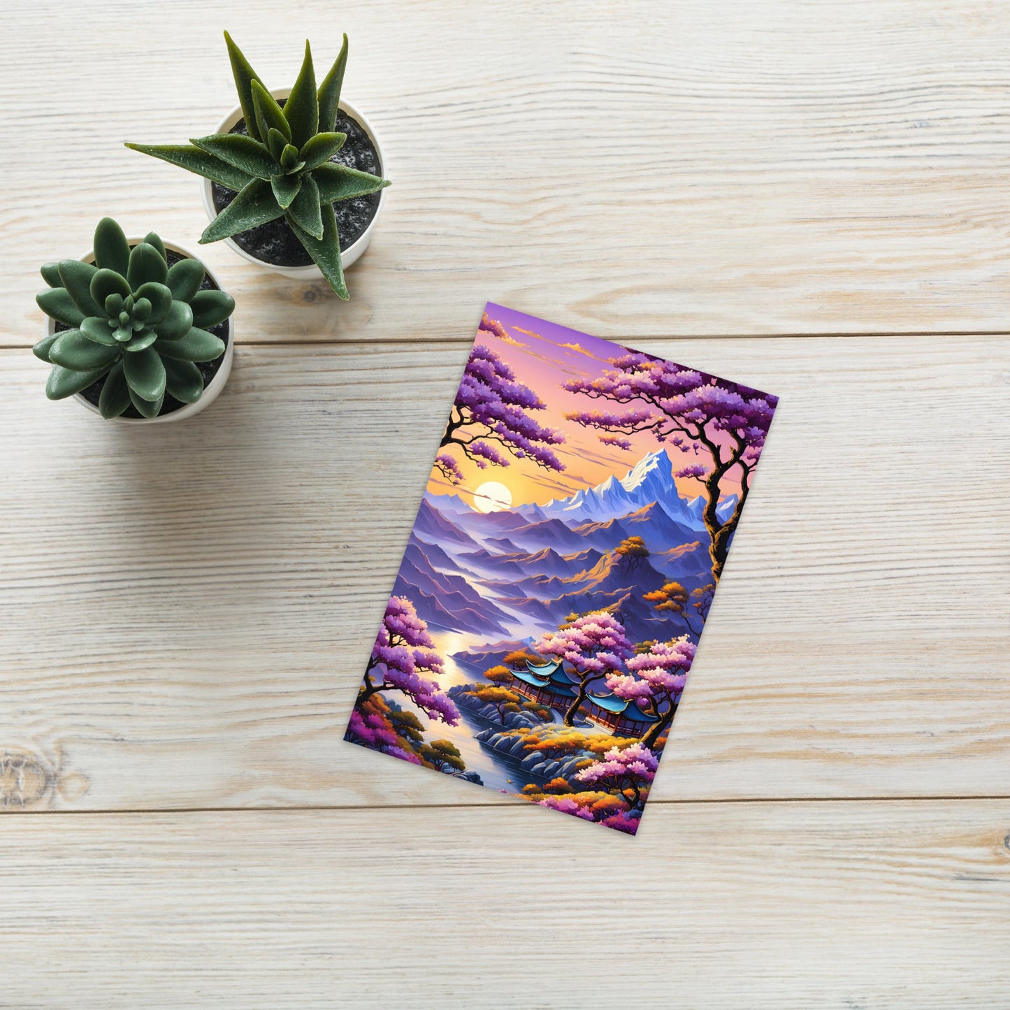 Mountain Village Greeting Card - Greeting Card - Discovery Co.