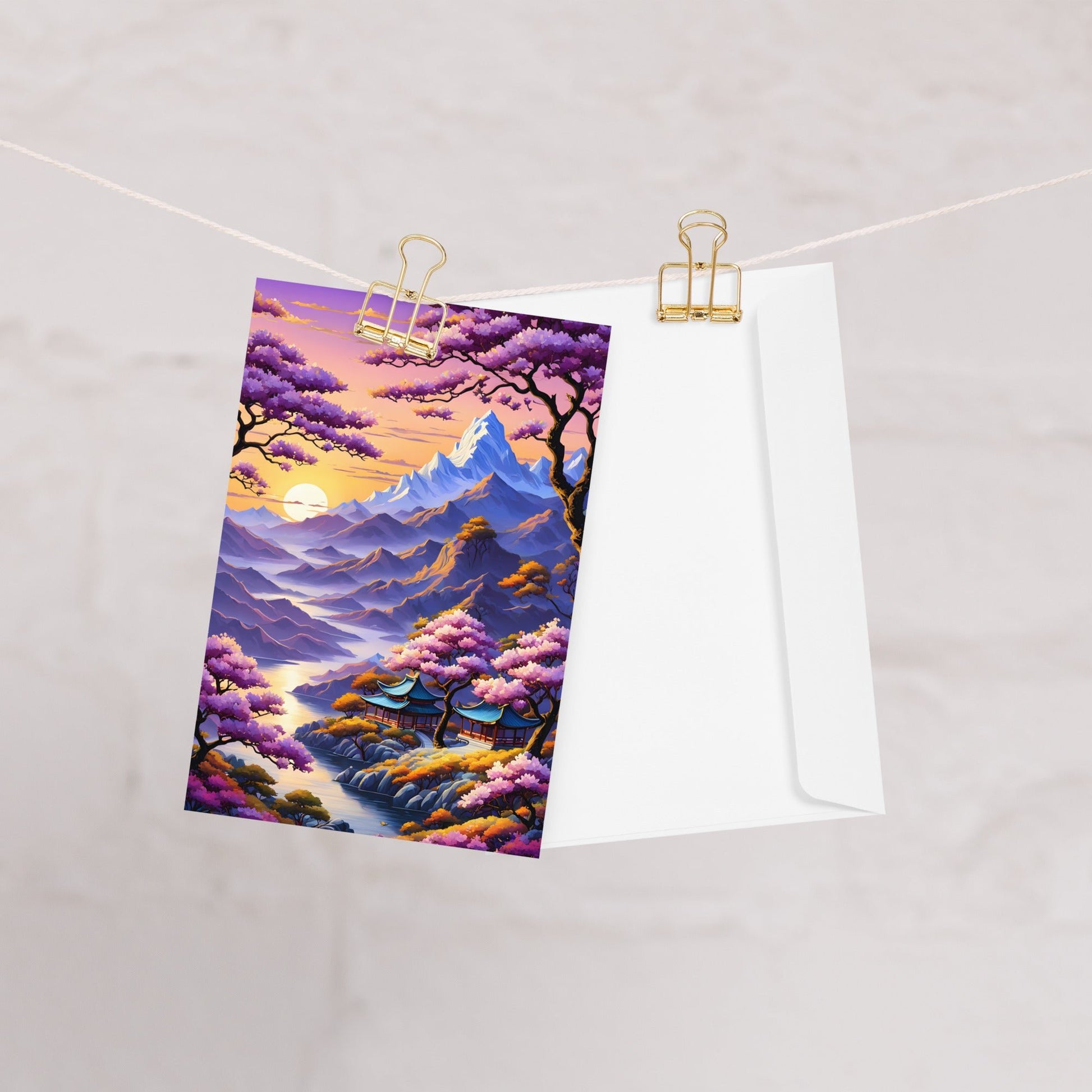 Mountain Village Greeting Card - Greeting Card - Discovery Co.