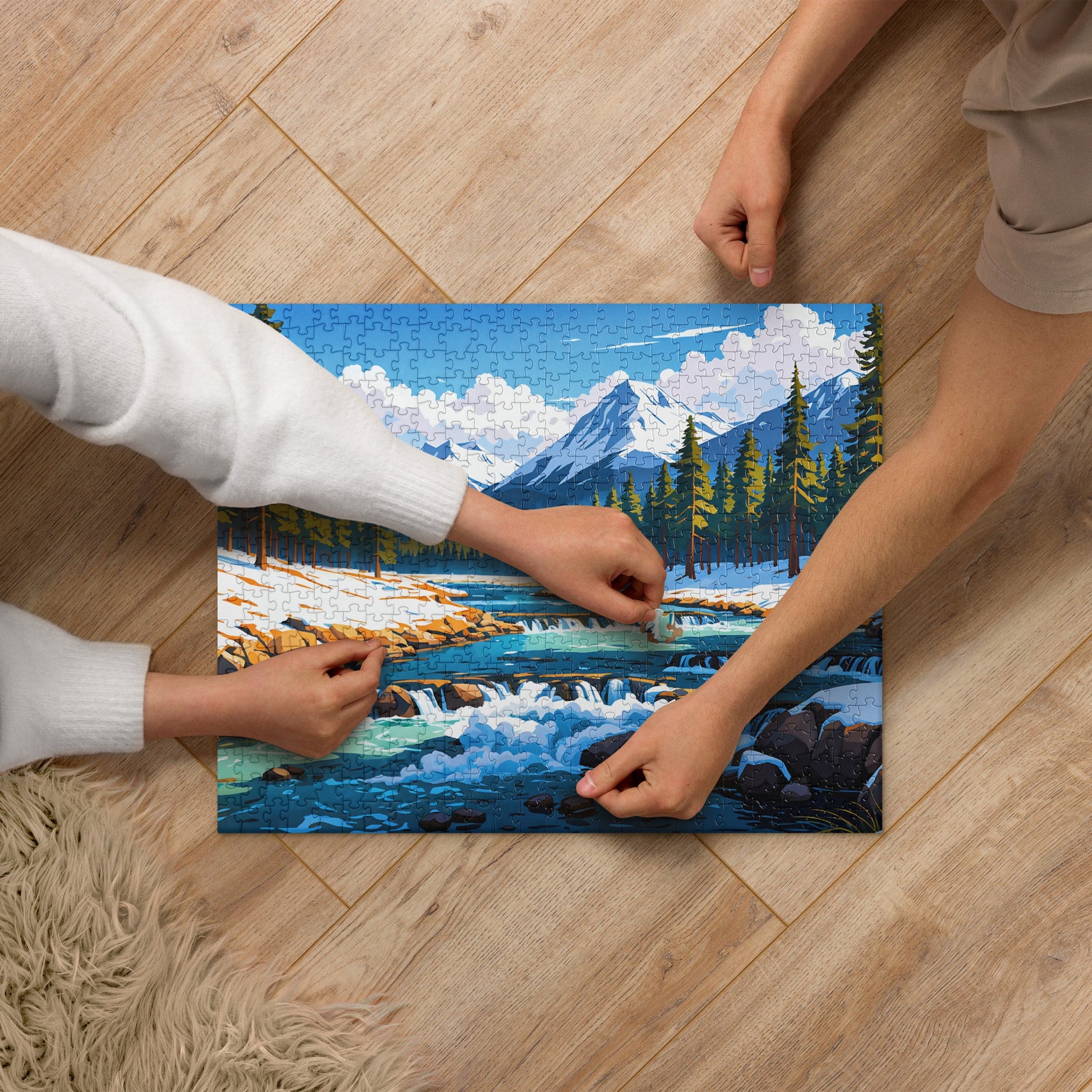 Mountains By The River II Jigsaw Puzzle - Puzzle - Discovery Co.