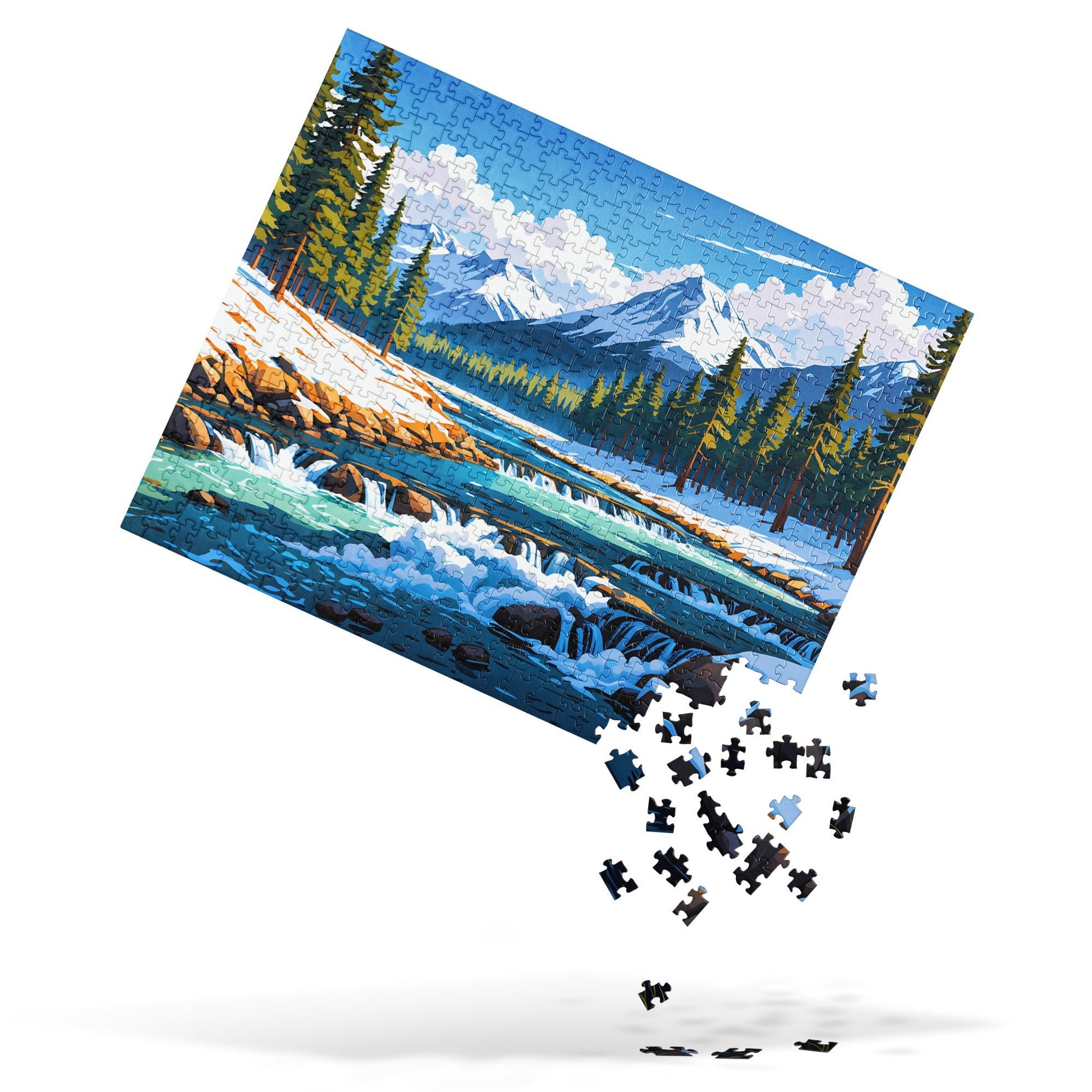 Mountains By The River II Jigsaw Puzzle - Puzzle - Discovery Co.