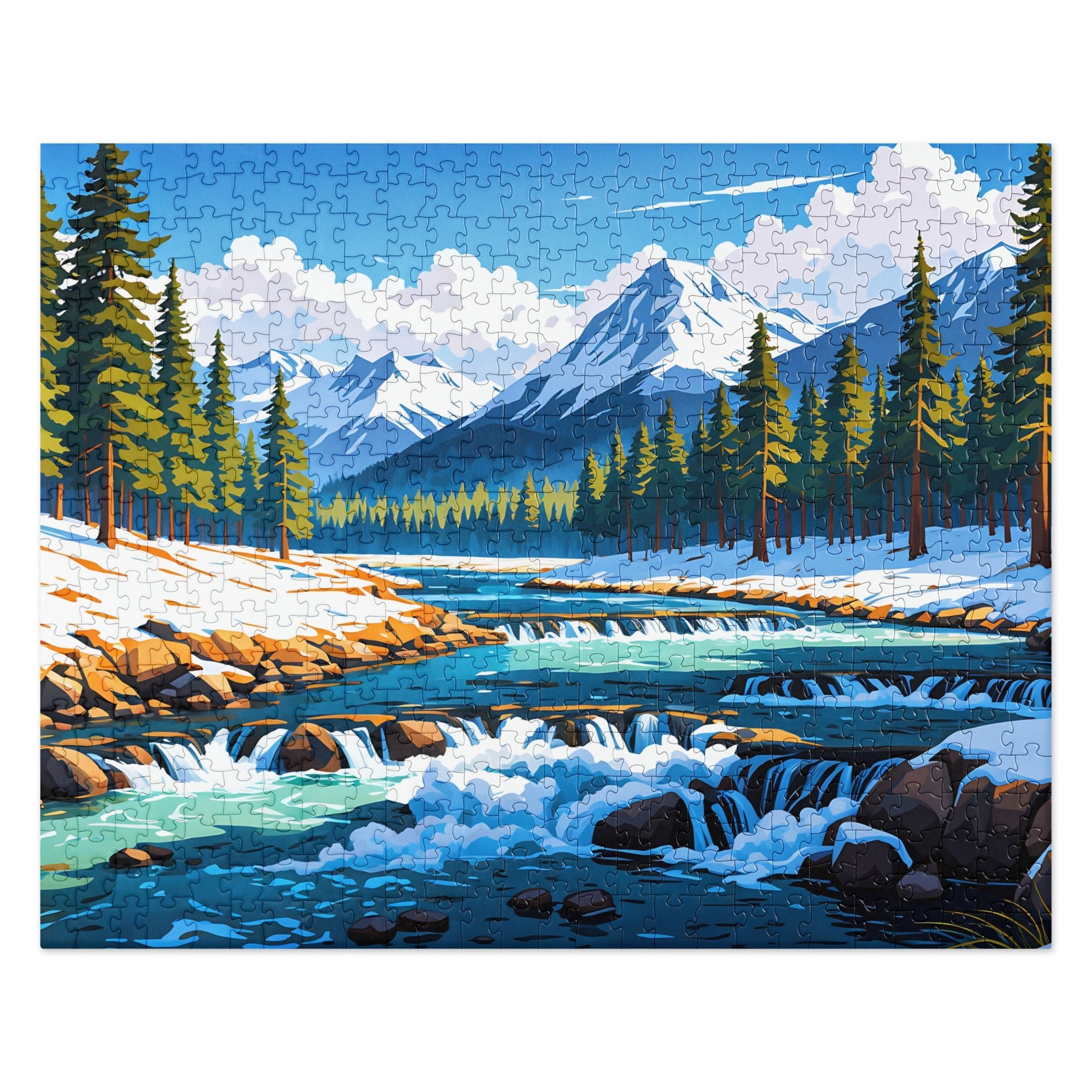 Mountains By The River II Jigsaw Puzzle - Puzzle - Discovery Co.