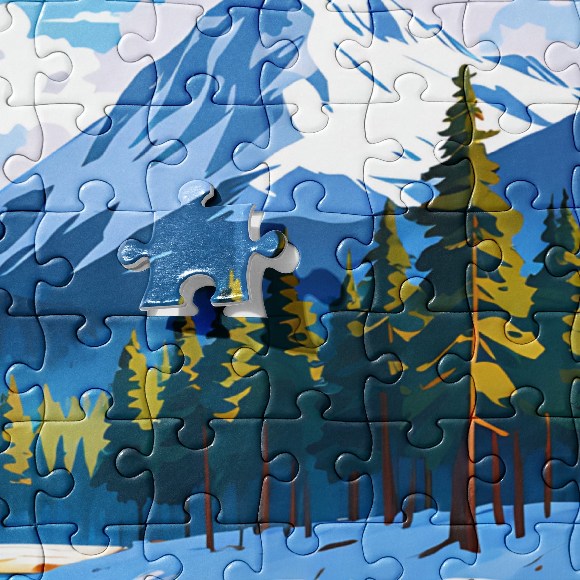 Mountains By The River II Jigsaw Puzzle - Puzzle - Discovery Co.