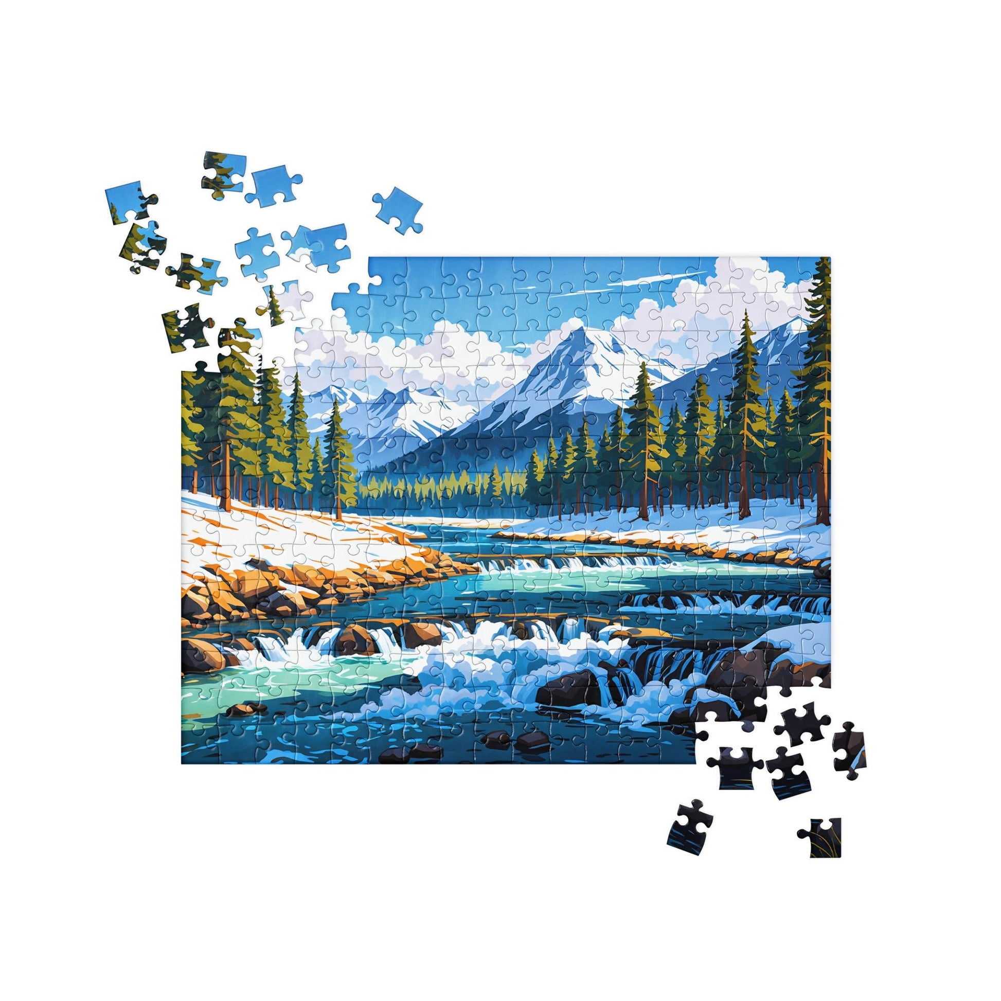 Mountains By The River II Jigsaw Puzzle - Puzzle - Discovery Co.