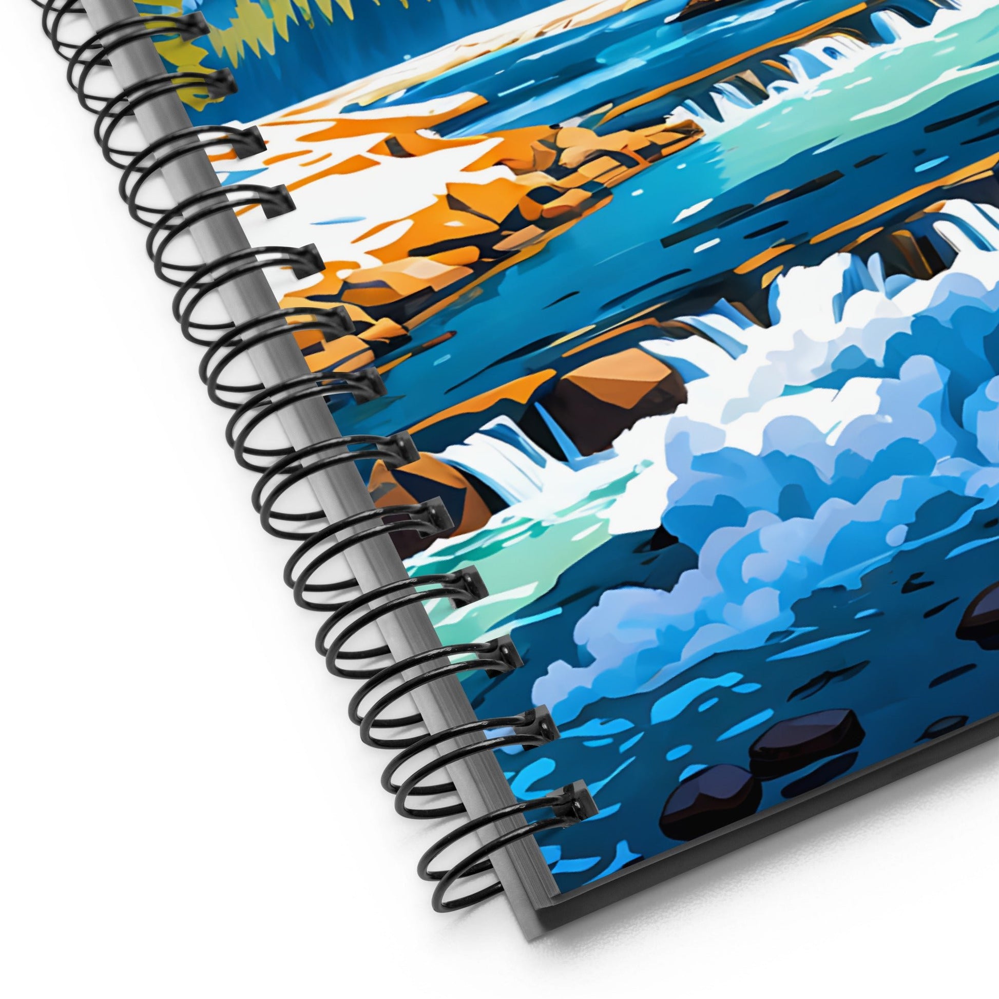 Mountains By The River II Spiral Notebook - Spiral Notebooks - Discovery Co.