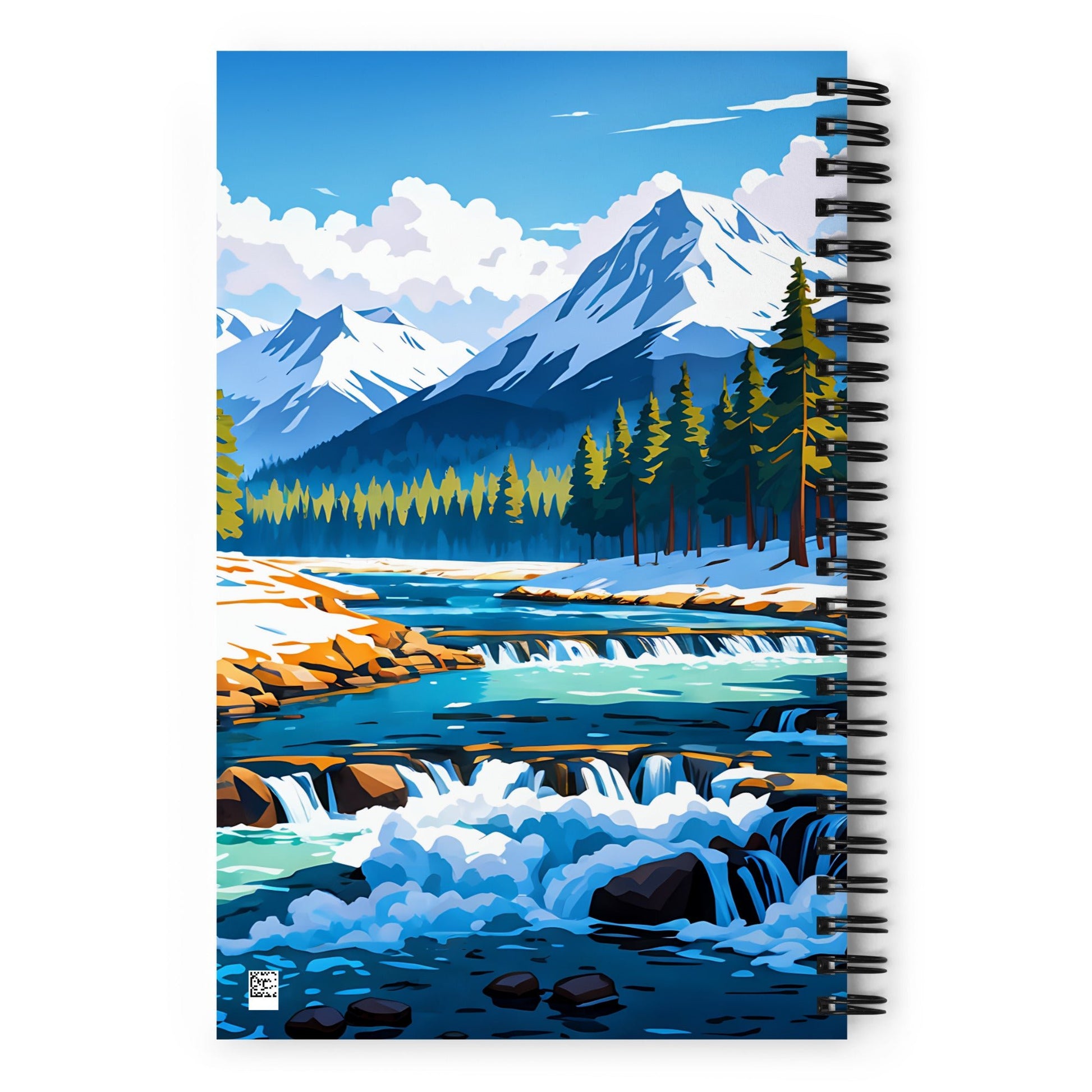 Mountains By The River II Spiral Notebook - Spiral Notebooks - Discovery Co.