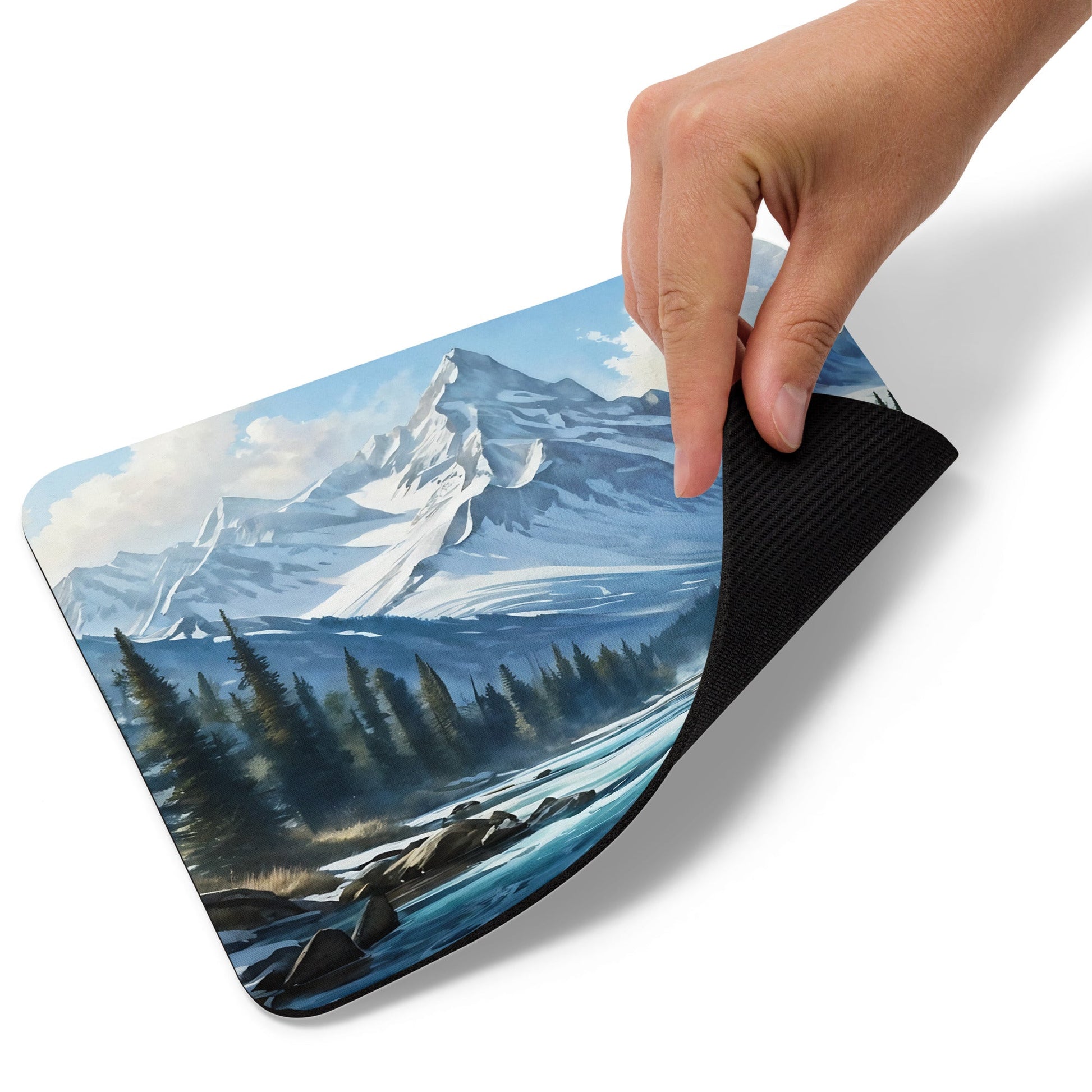 Mountains By The River Mouse Pad - Mouse Pads - Discovery Co.