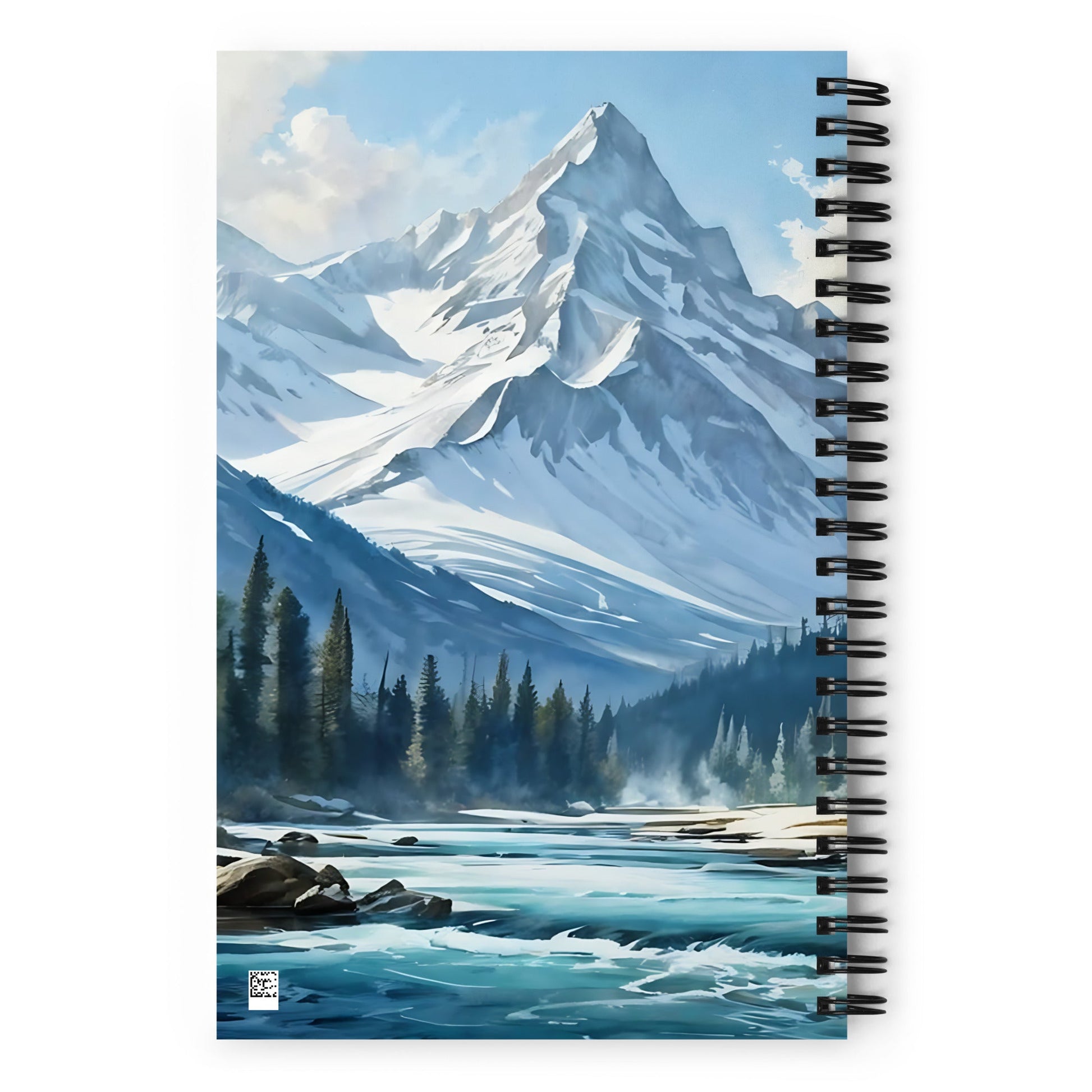 Mountains By The River Spiral Notebook - Spiral Notebooks - Discovery Co.