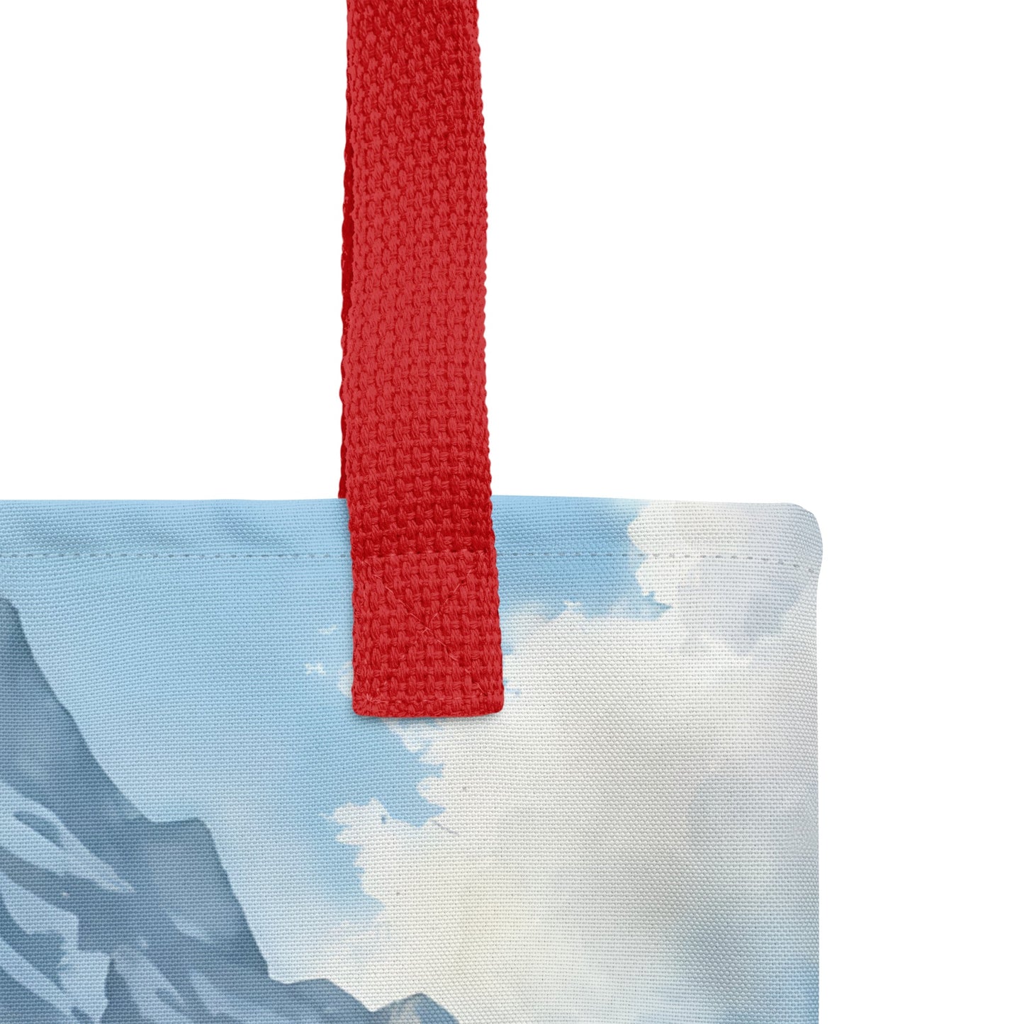 Mountains By The River Tote Bag - Tote Bags - Discovery Co.