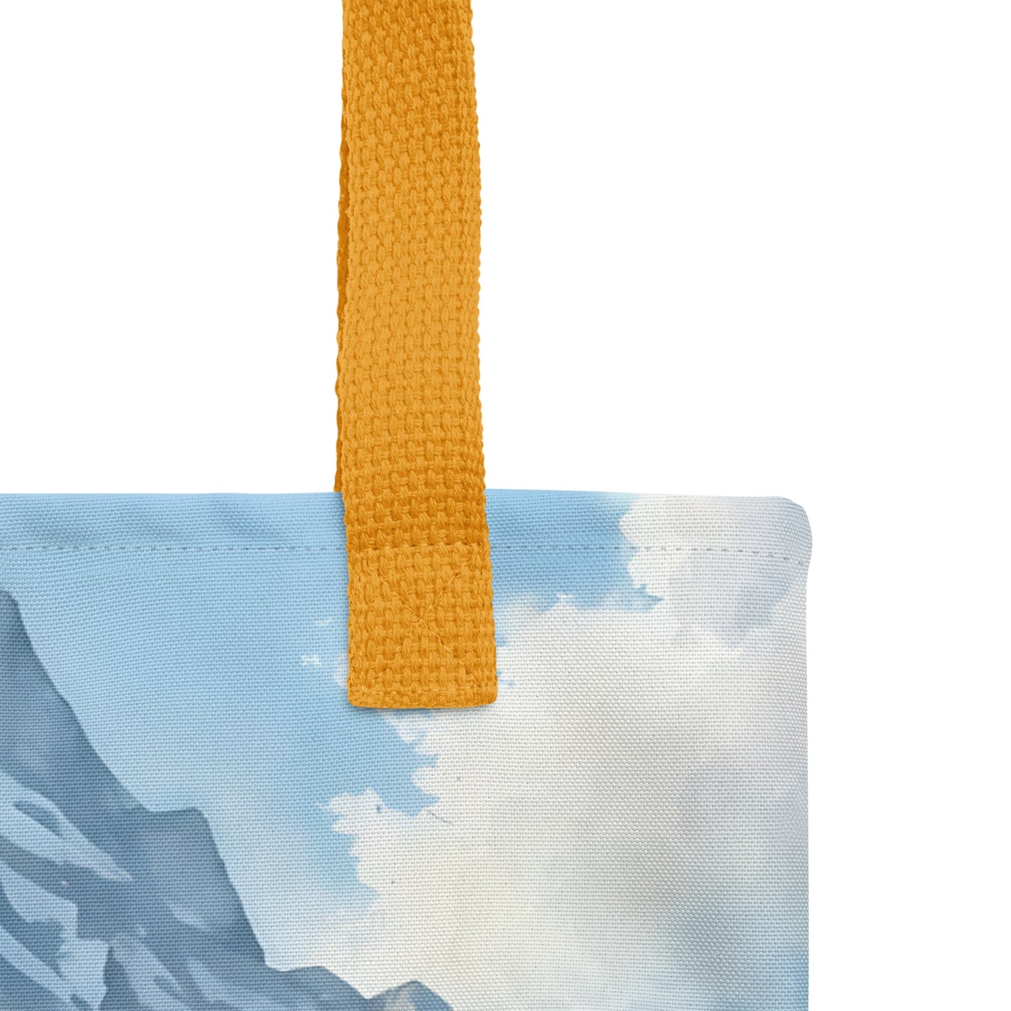 Mountains By The River Tote Bag - Tote Bags - Discovery Co.