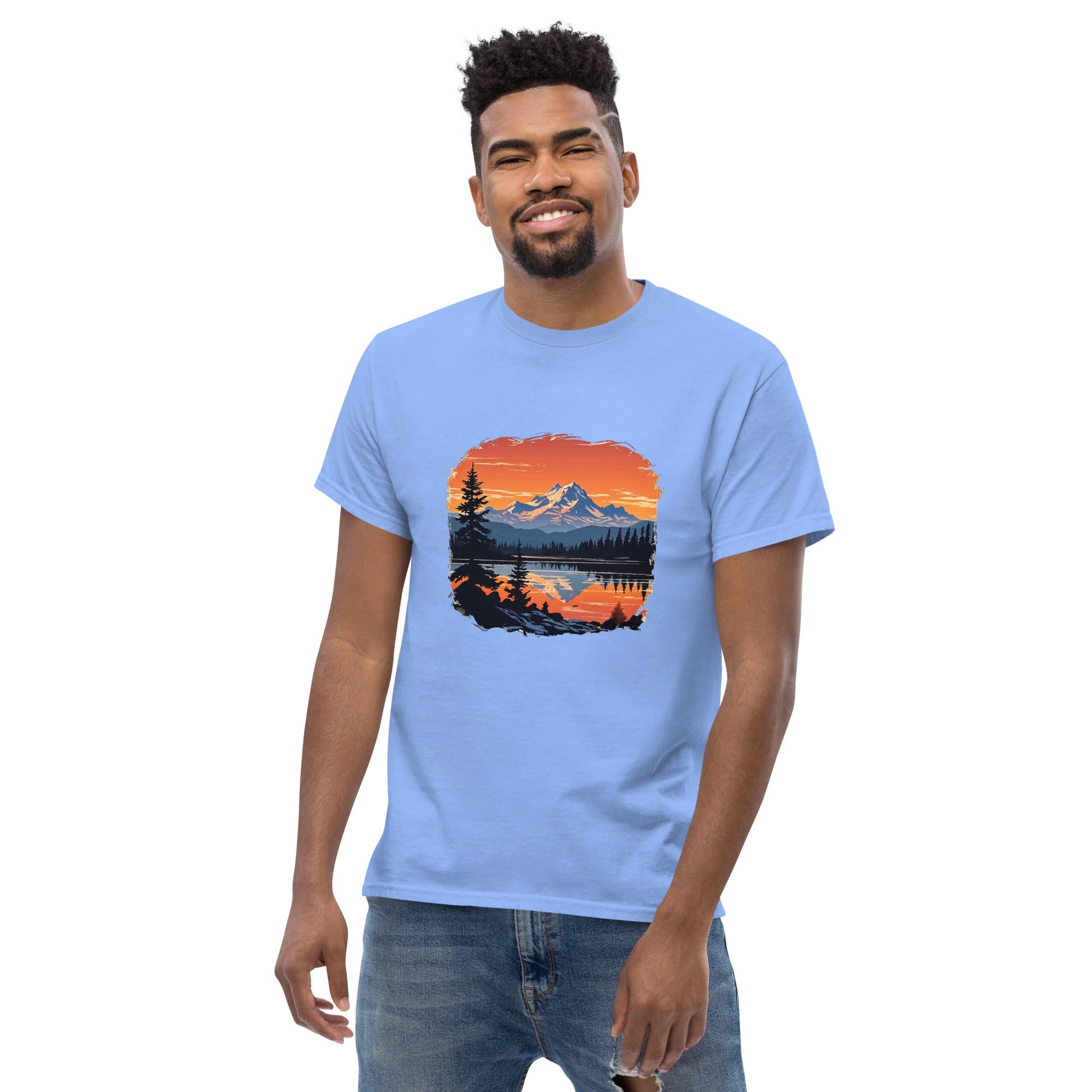 Mountains On The Lake Men's Classic Tee - Men's Shirts - Discovery Co.