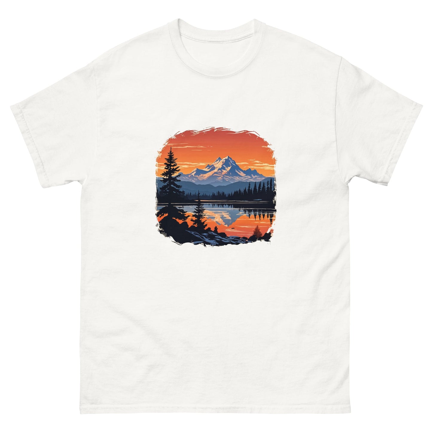 Mountains On The Lake Men's Classic Tee - Men's Shirts - Discovery Co.