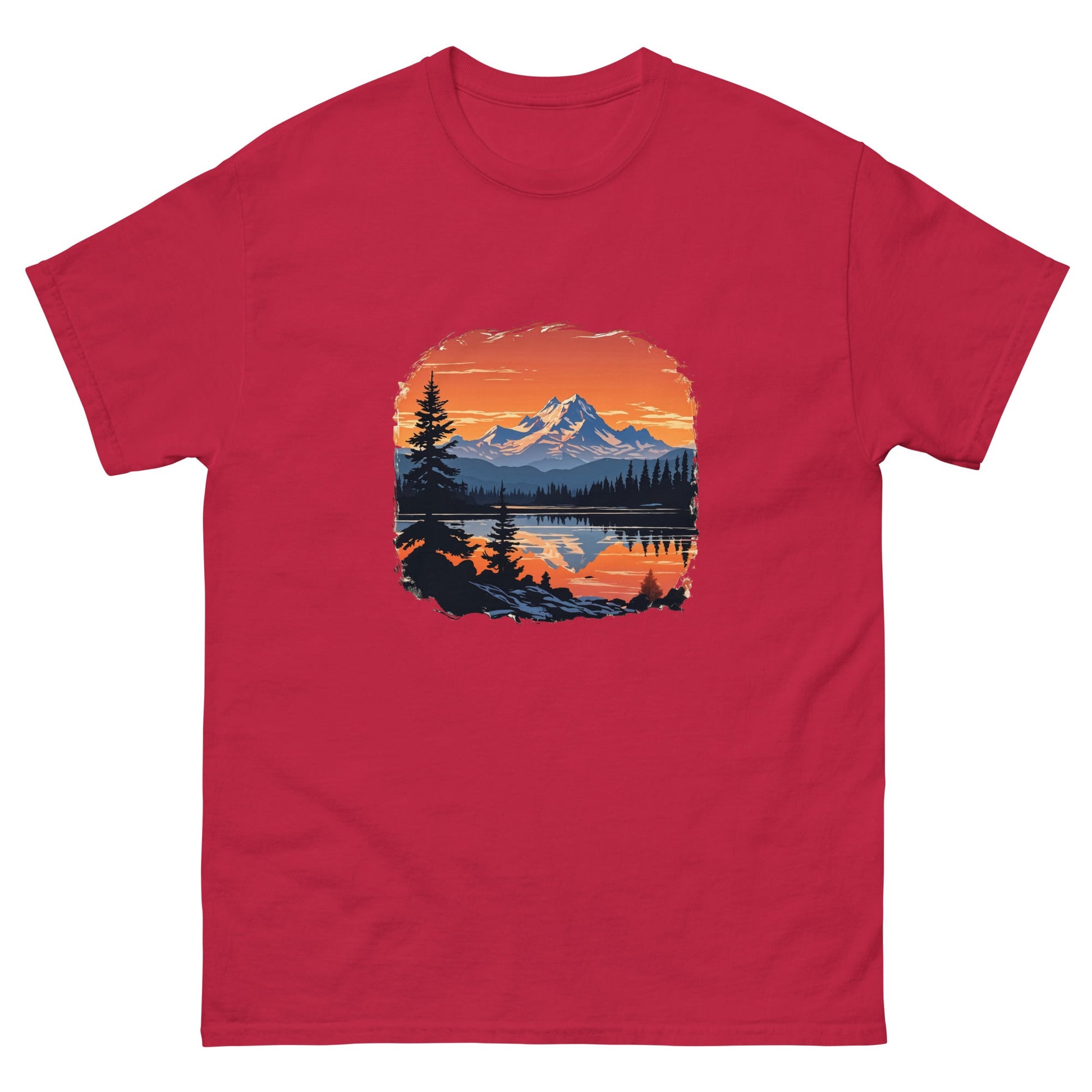 Mountains On The Lake Men's Classic Tee - Men's Shirts - Discovery Co.