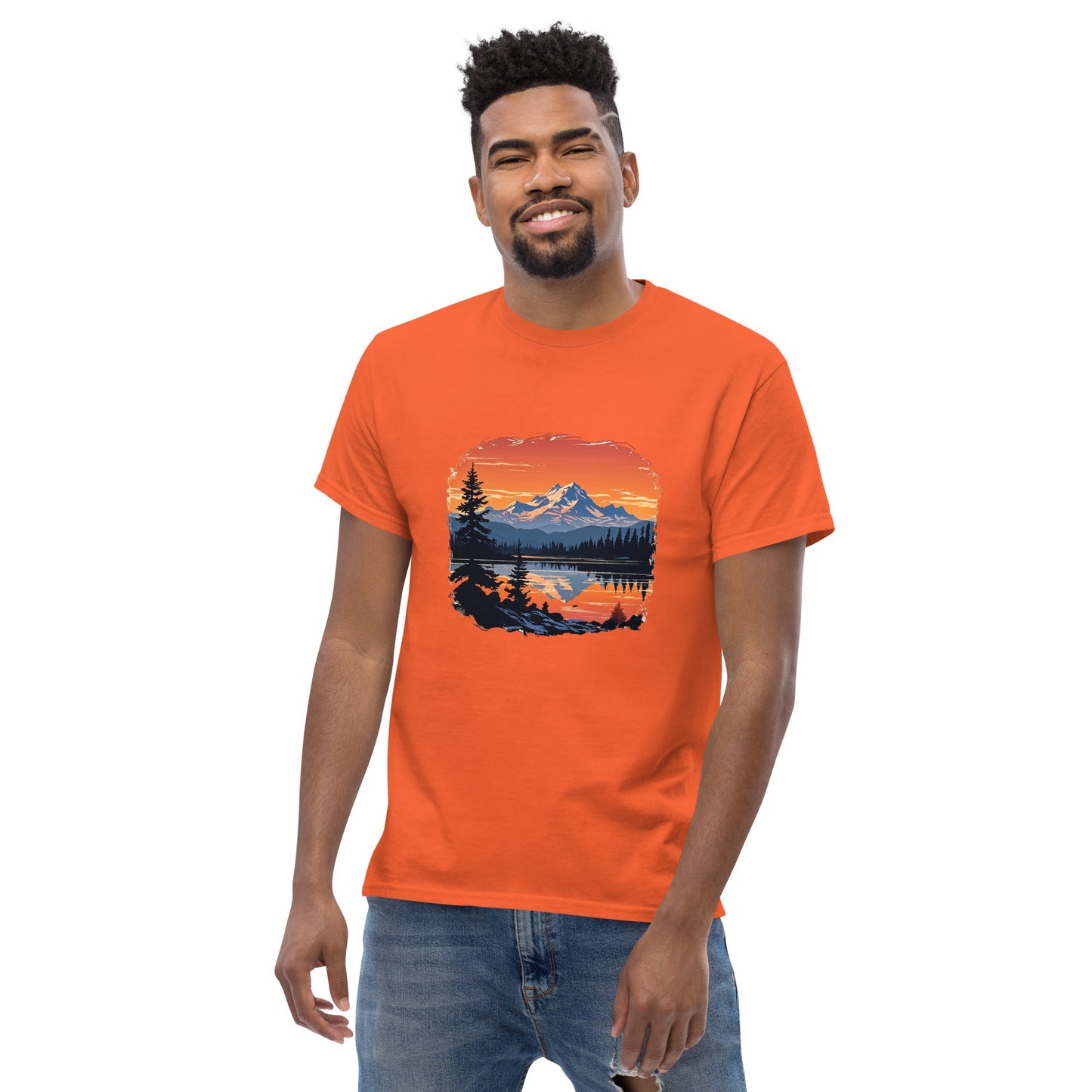 Mountains On The Lake Men's Classic Tee - Men's Shirts - Discovery Co.