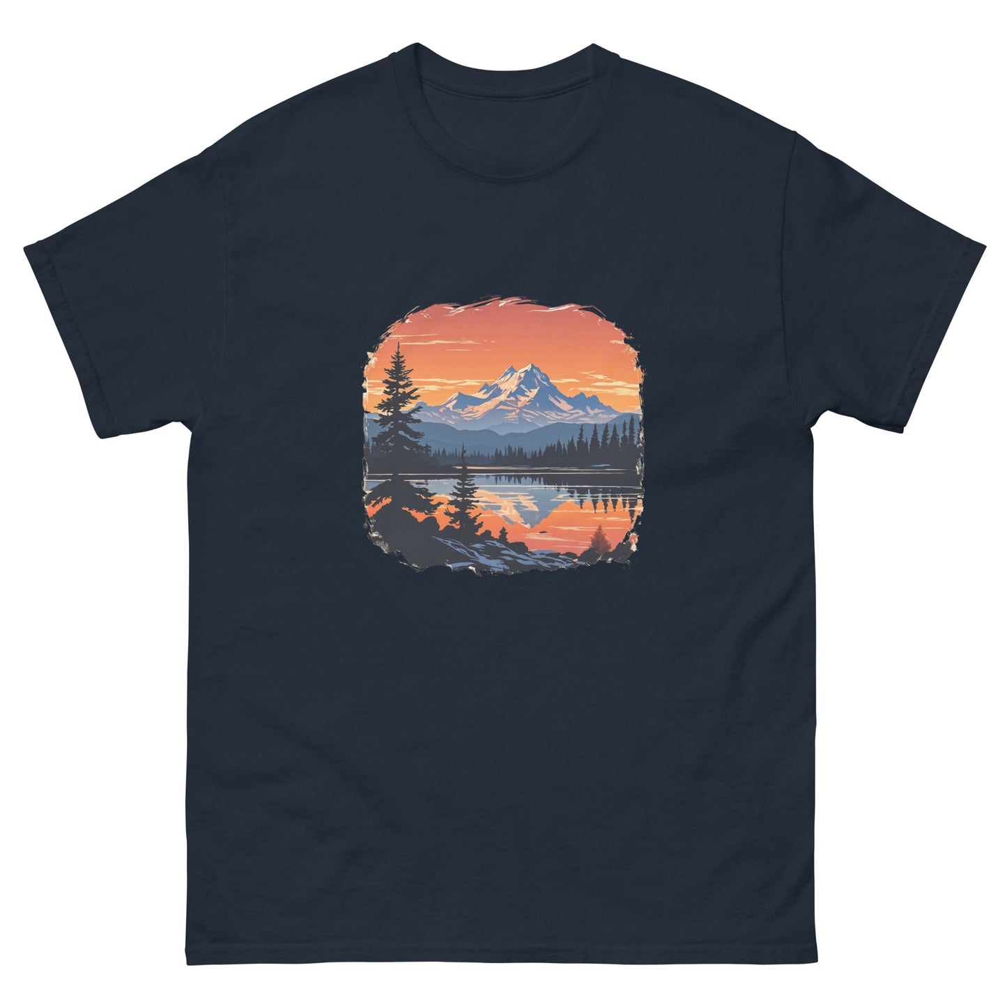 Mountains On The Lake Men's Classic Tee - Men's Shirts - Discovery Co.