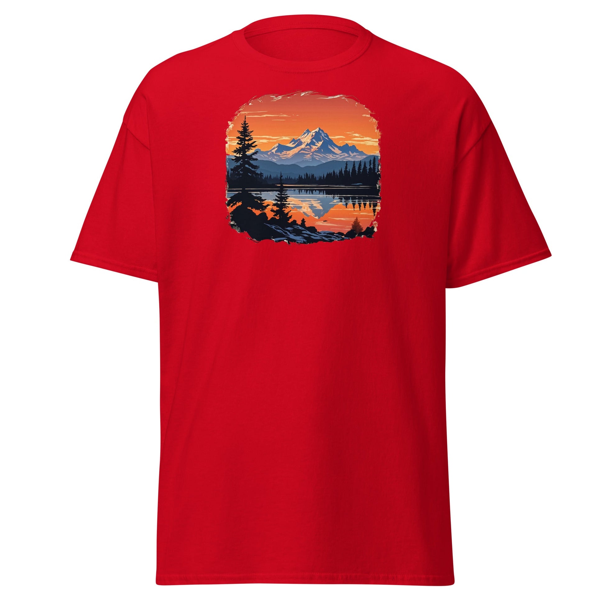 Mountains On The Lake Men's (Unisex) Classic Tee - Men's Shirts - Discovery Co.
