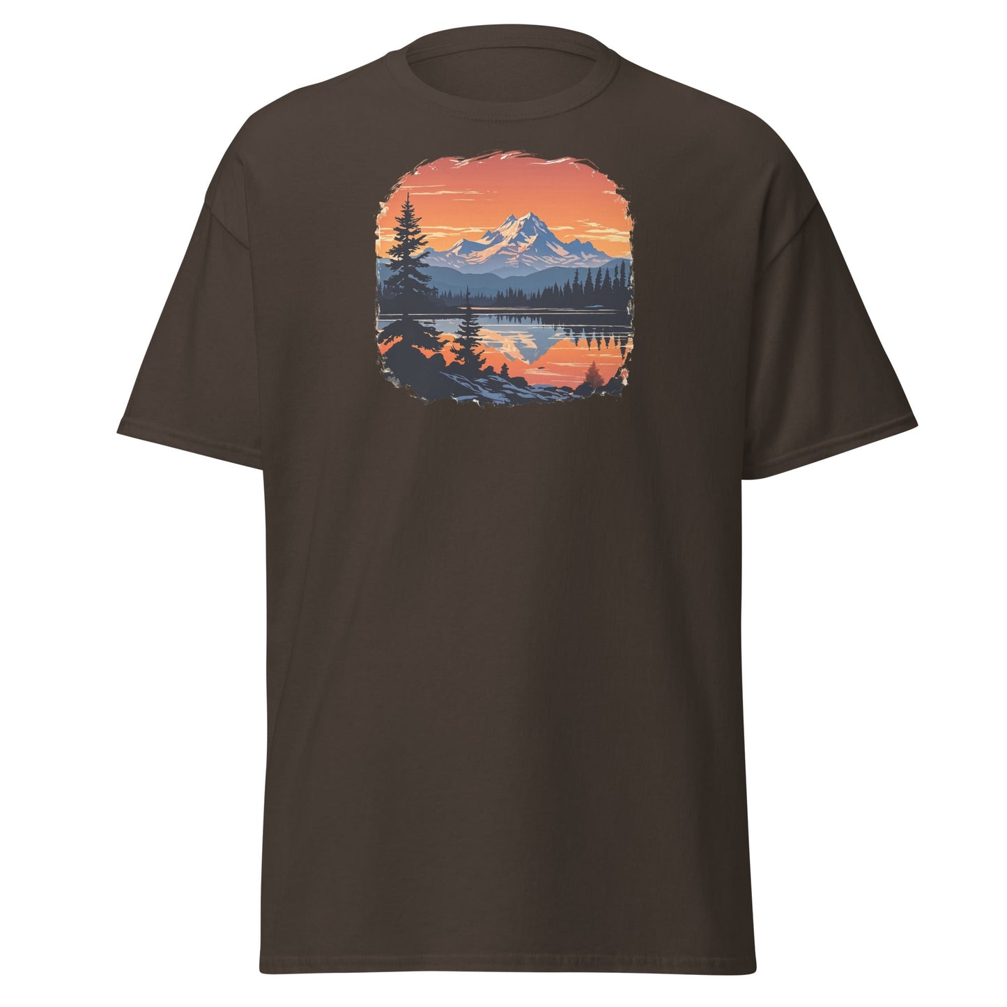 Mountains On The Lake Men's (Unisex) Classic Tee - Men's Shirts - Discovery Co.